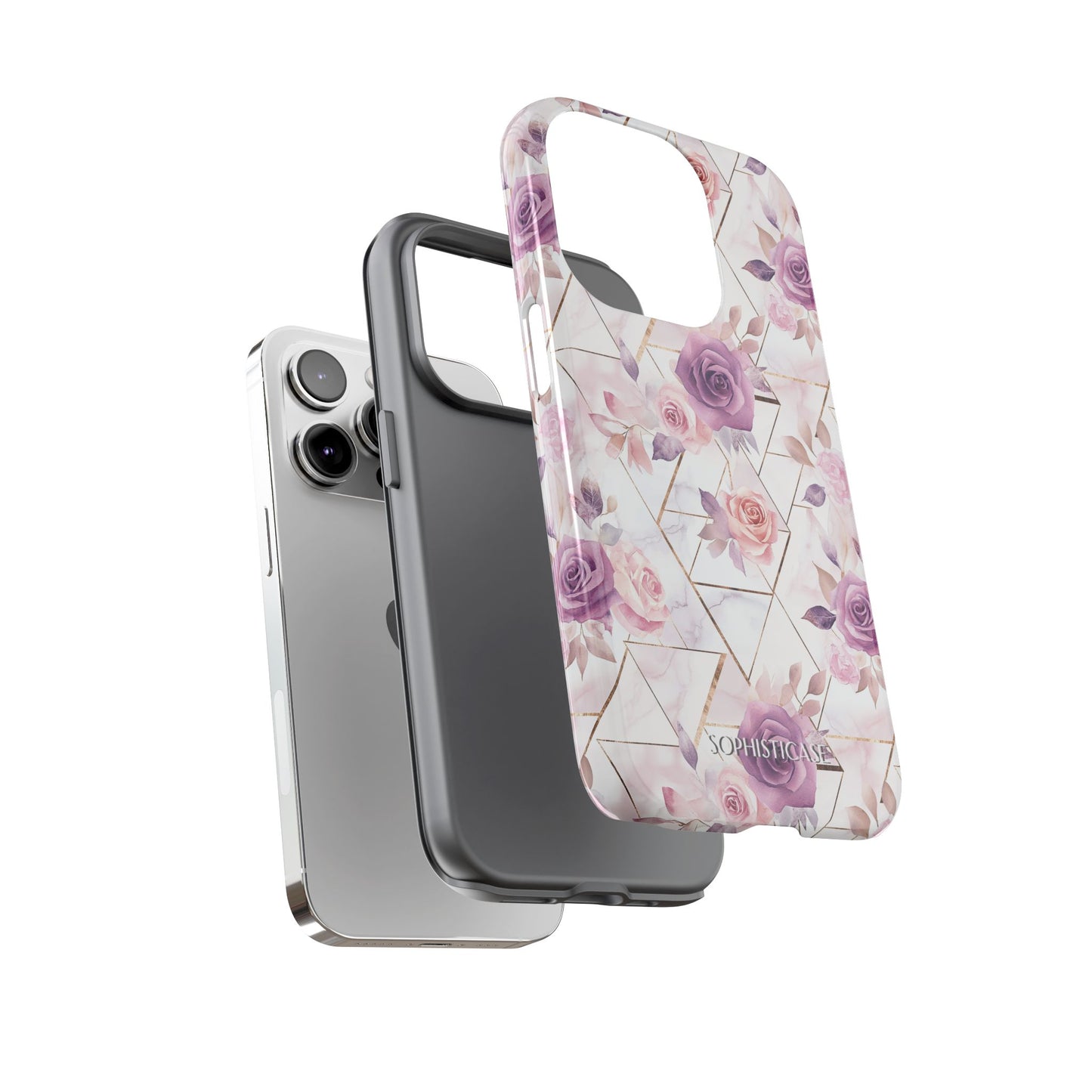 Royal Floral in Rose Royale - Tough Phone Case