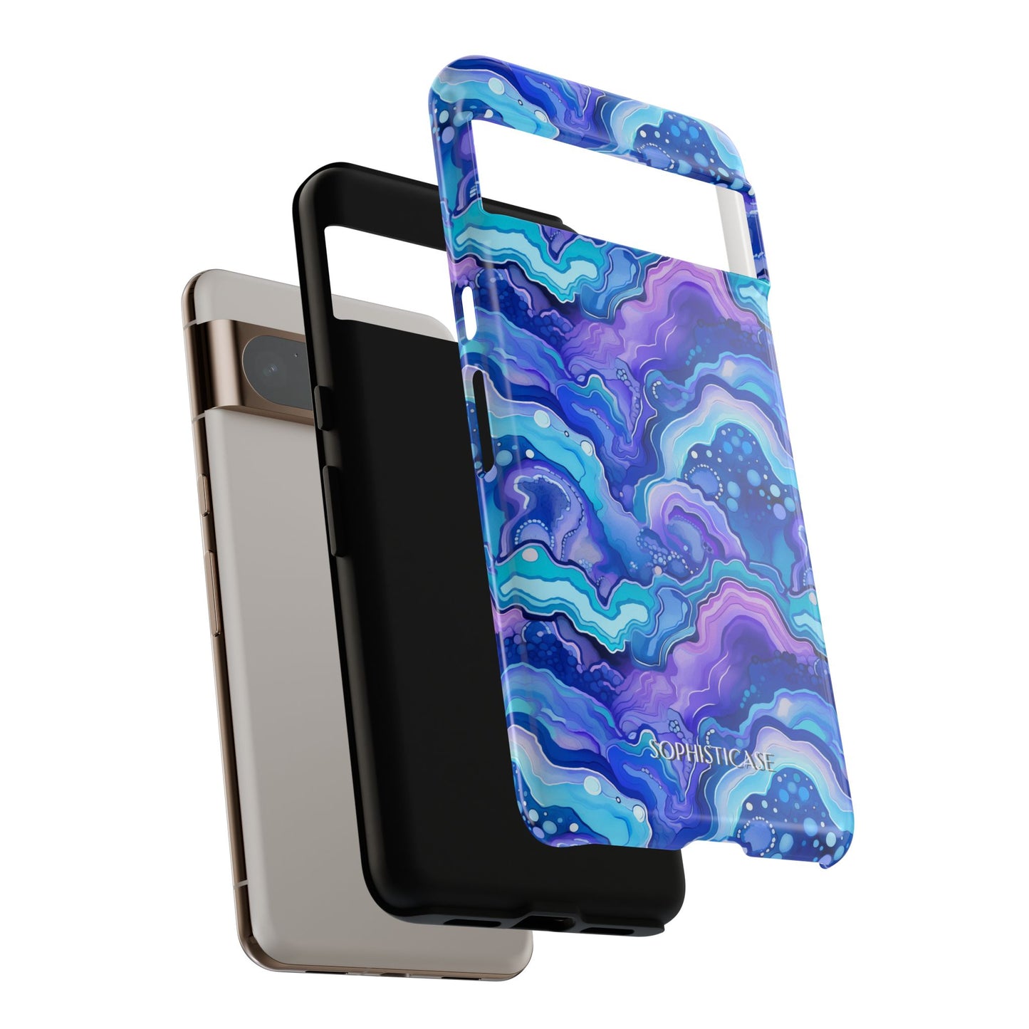 Nightstone in Lapis Wave - Tough Phone Case