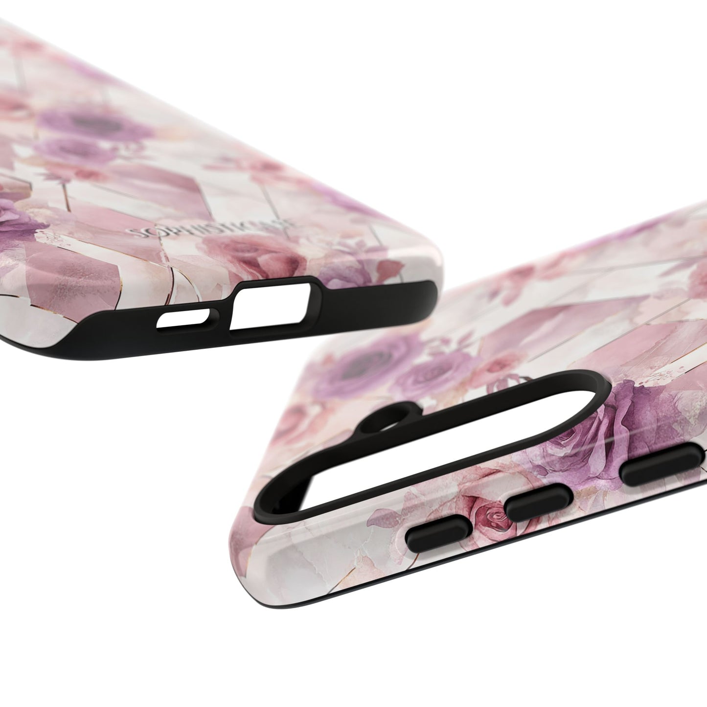 Royal Floral in Mauve Rose - Tough Phone Case