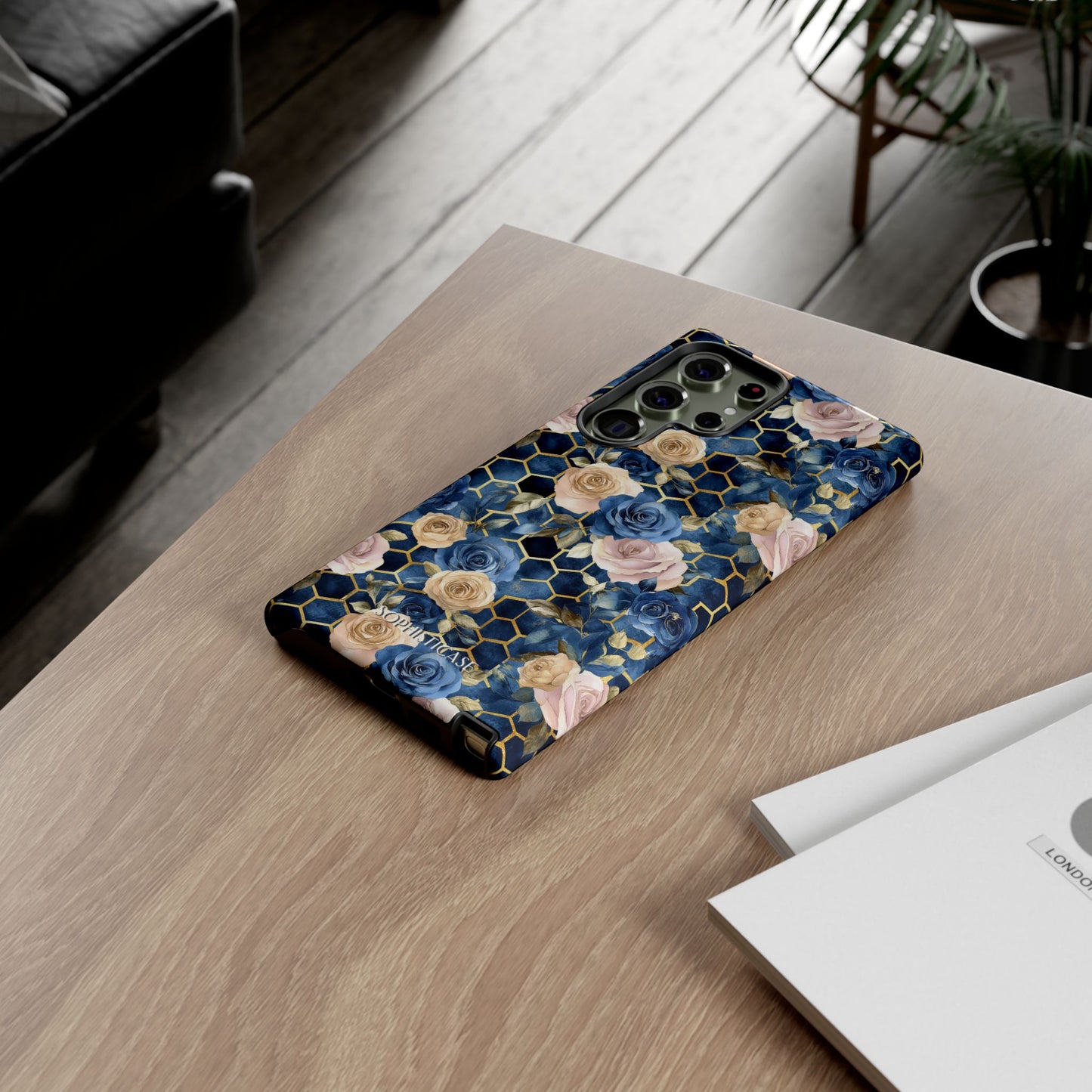 Royal Floral in Midnight Rose - Tough Phone Case