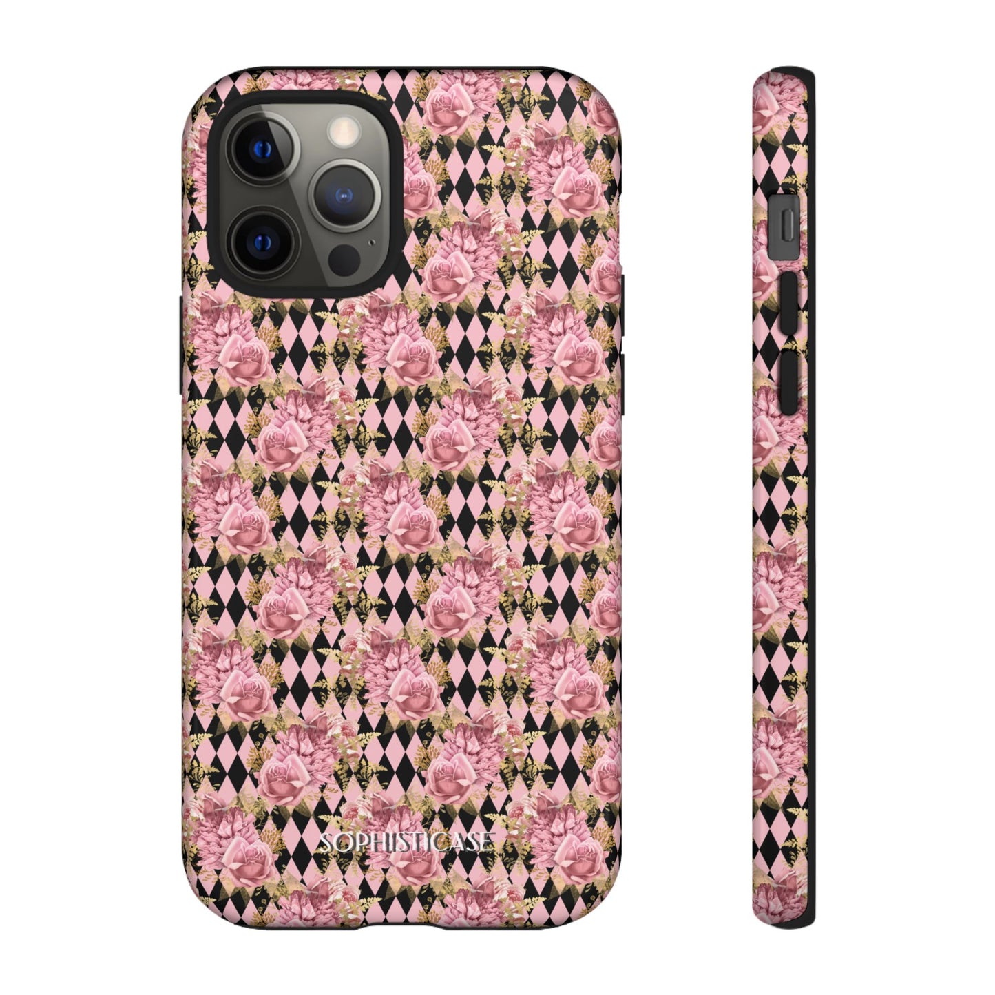 Rose Diamond Romance in Isolde - iPhone Case