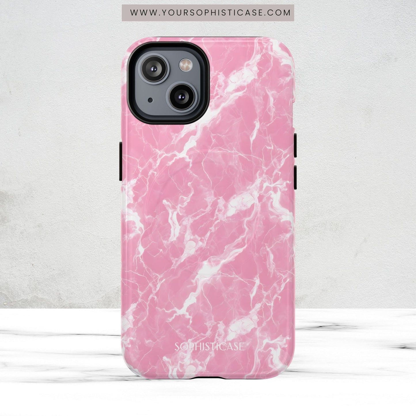Marble Crush in Pink - Magsafe Case