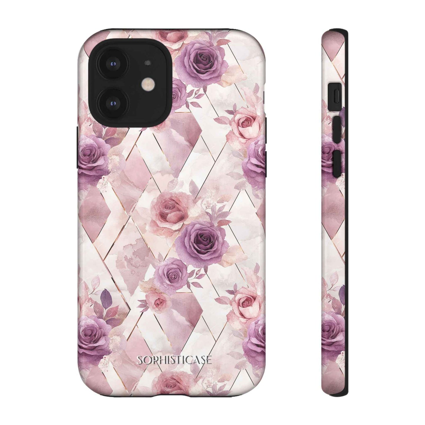 Royal Floral in Mauve Rose - Tough Phone Case
