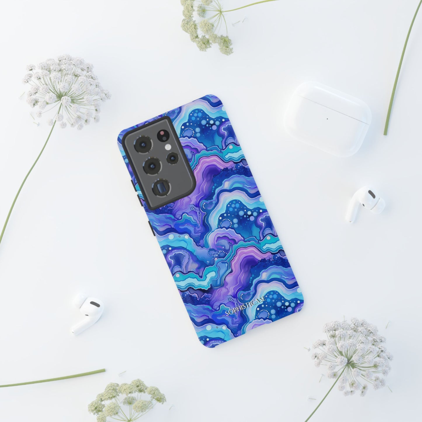 Nightstone in Lapis Wave - Tough Phone Case