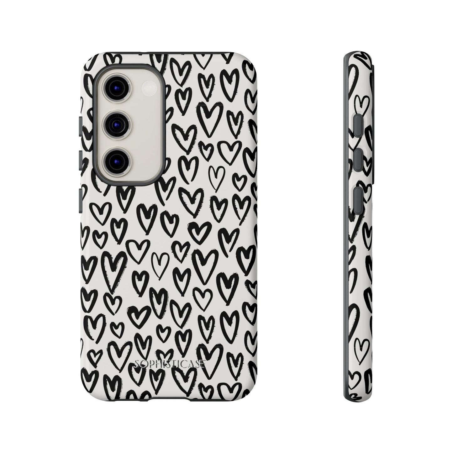 Dark Thoughts in Urban Heart - Tough Phone Case