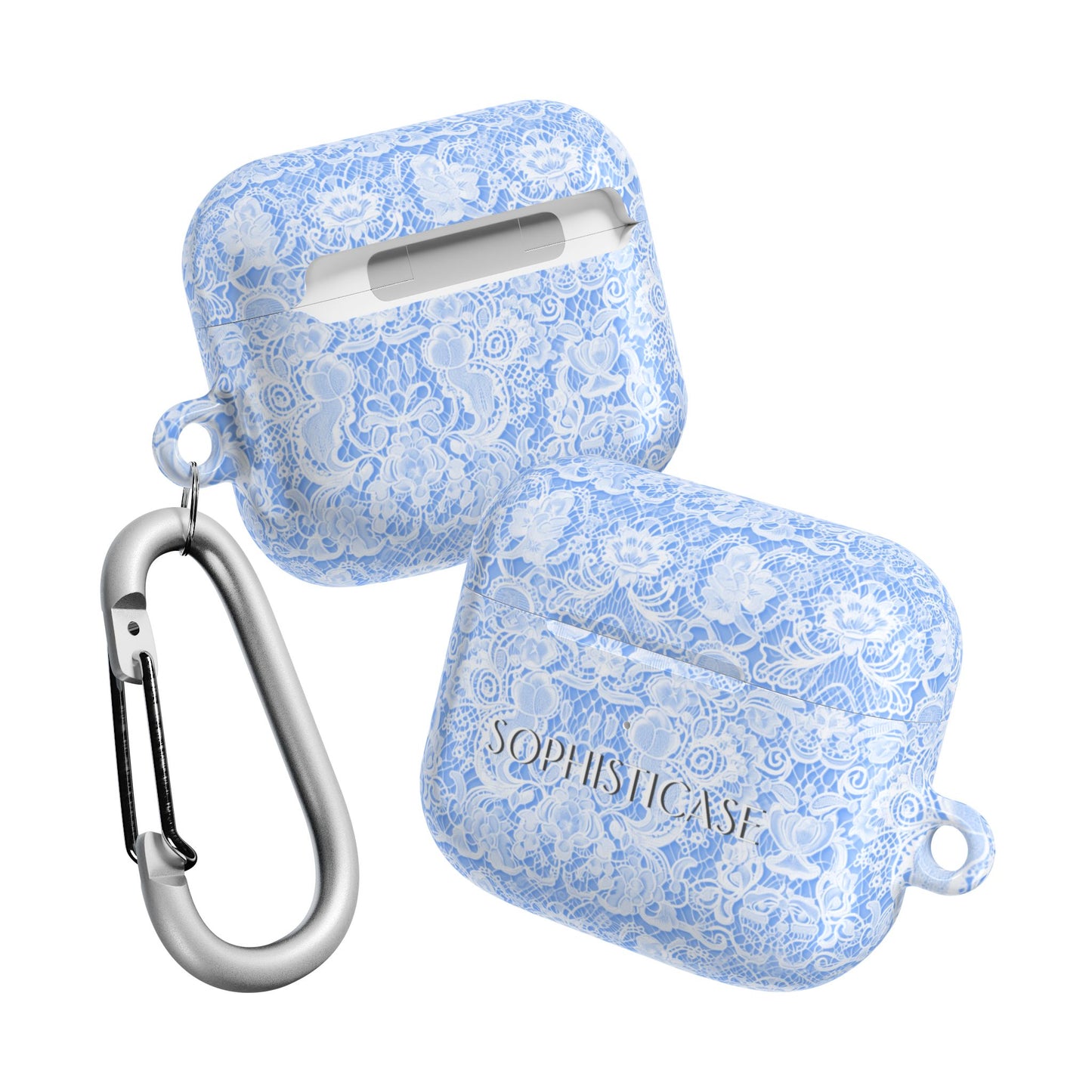 AirPod Cases - Luxe Lace in Blue
