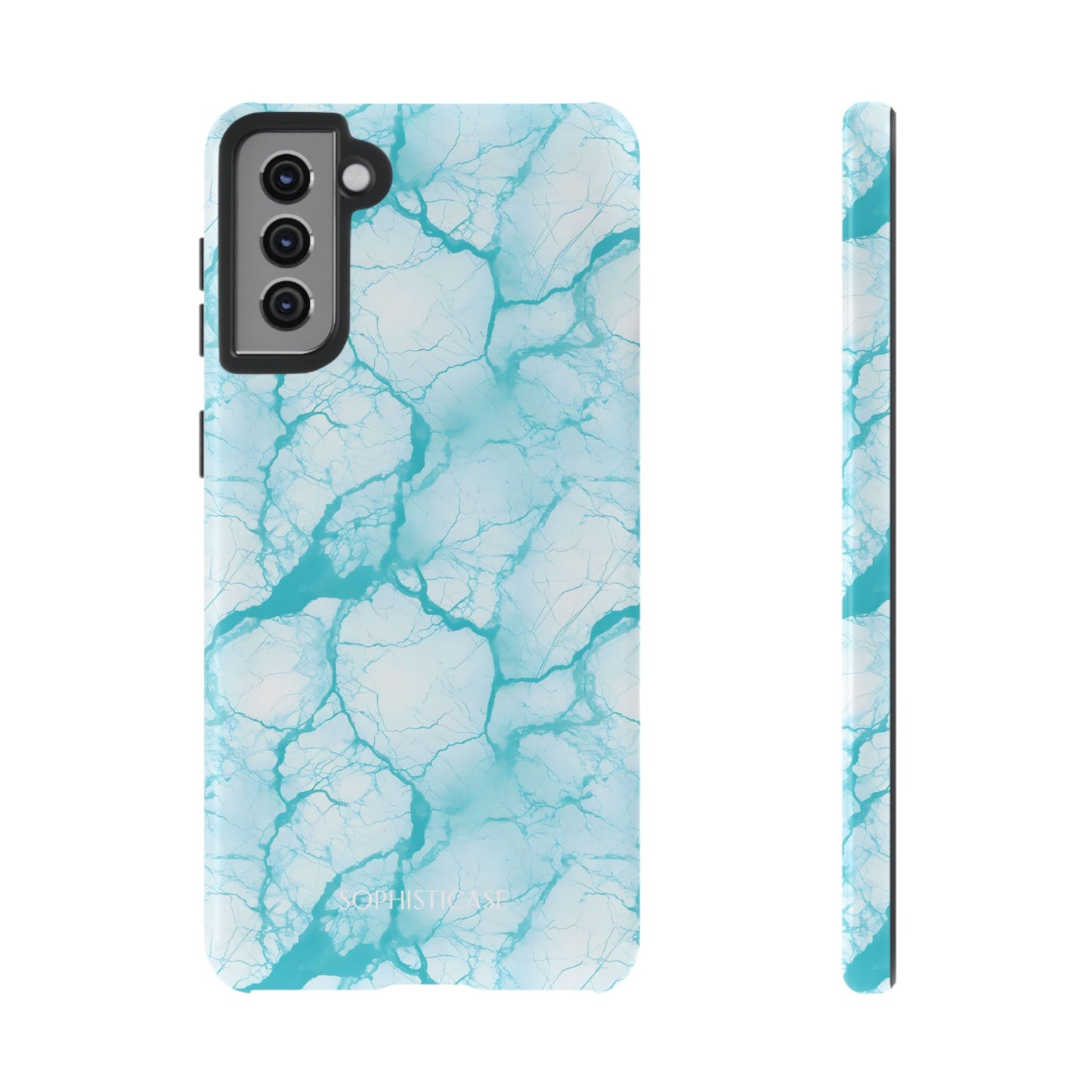 Marble Opulence in Aqua - Tough Phone Case