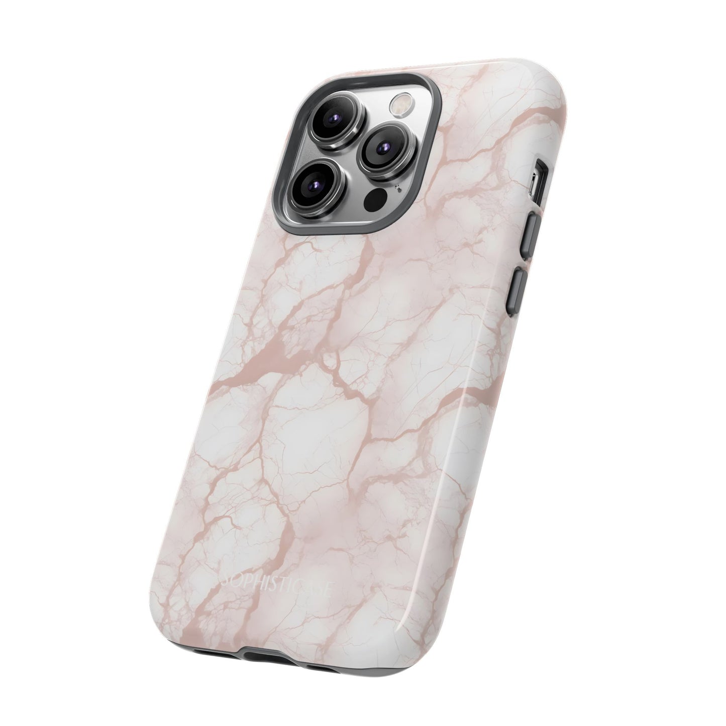 Marble Opulence in Neutral Beige - iPhone Case