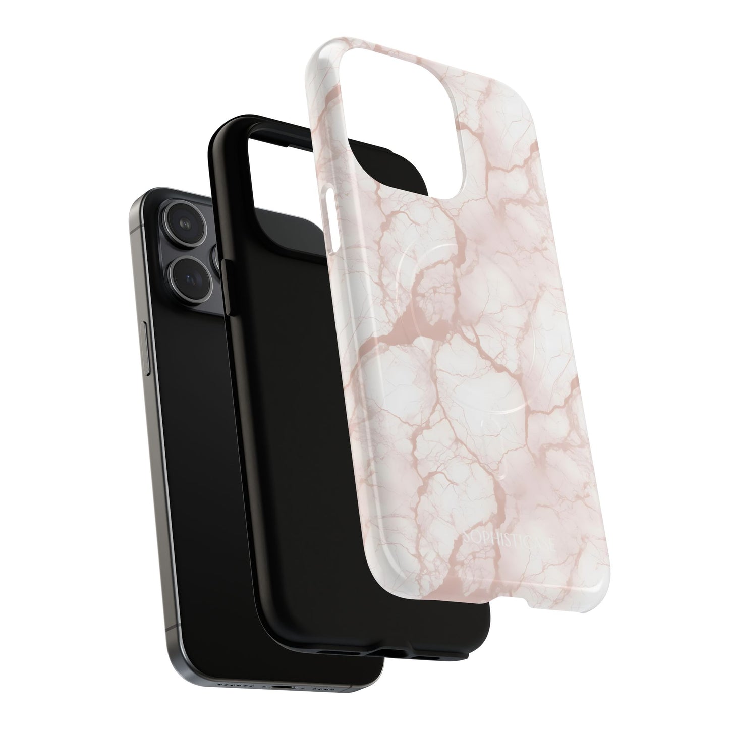 Marble Opulence in Neutral Beige - Magsafe Case