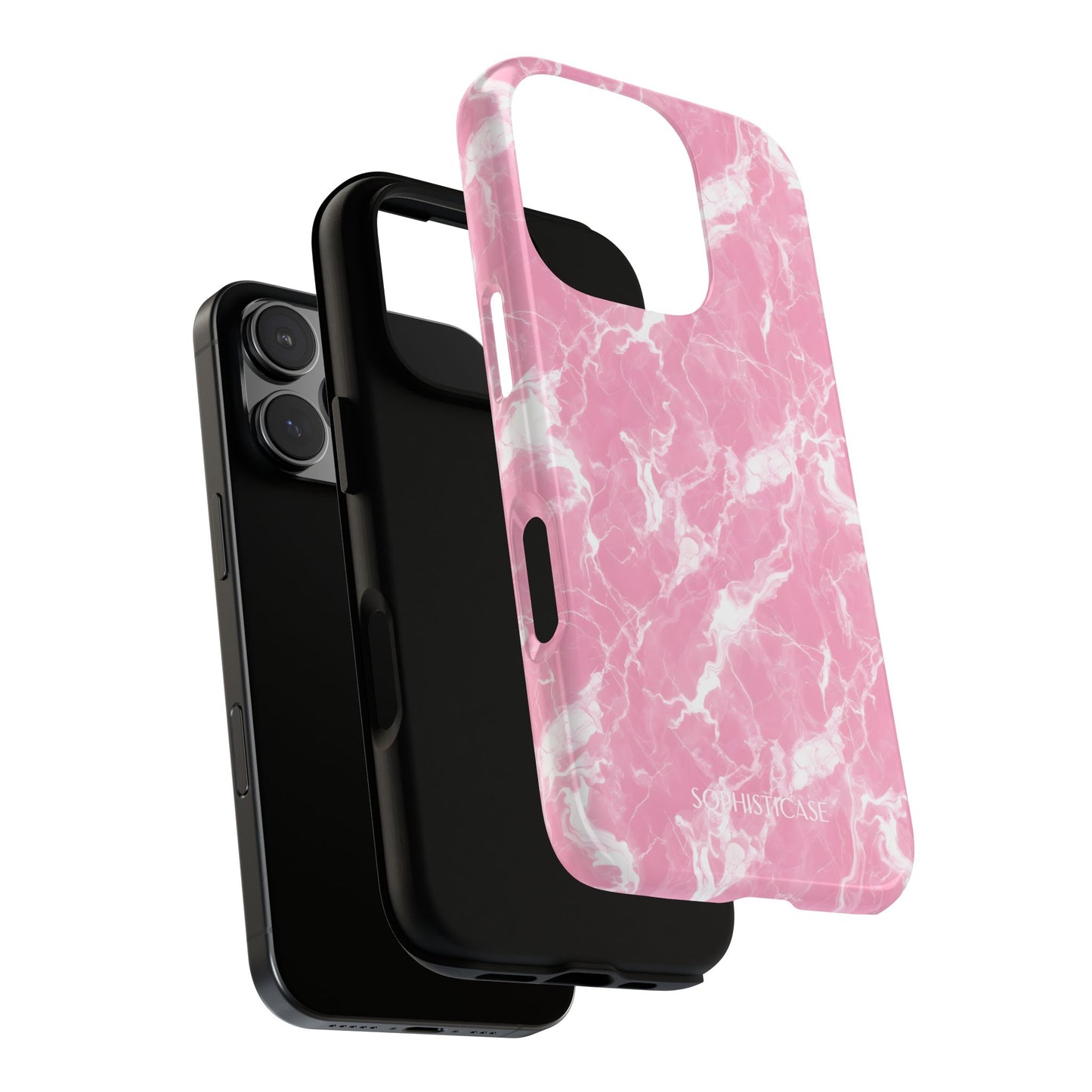 Marble Crush in Pink - iPhone Case