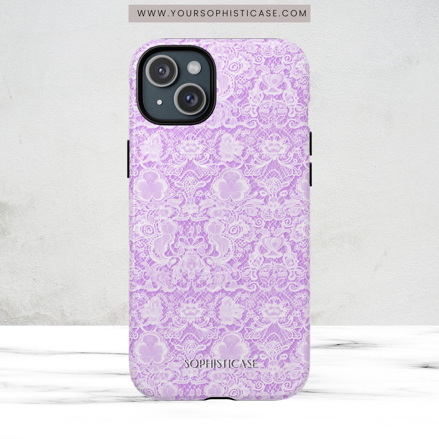 Luxe Lace in Purple - Magsafe Case