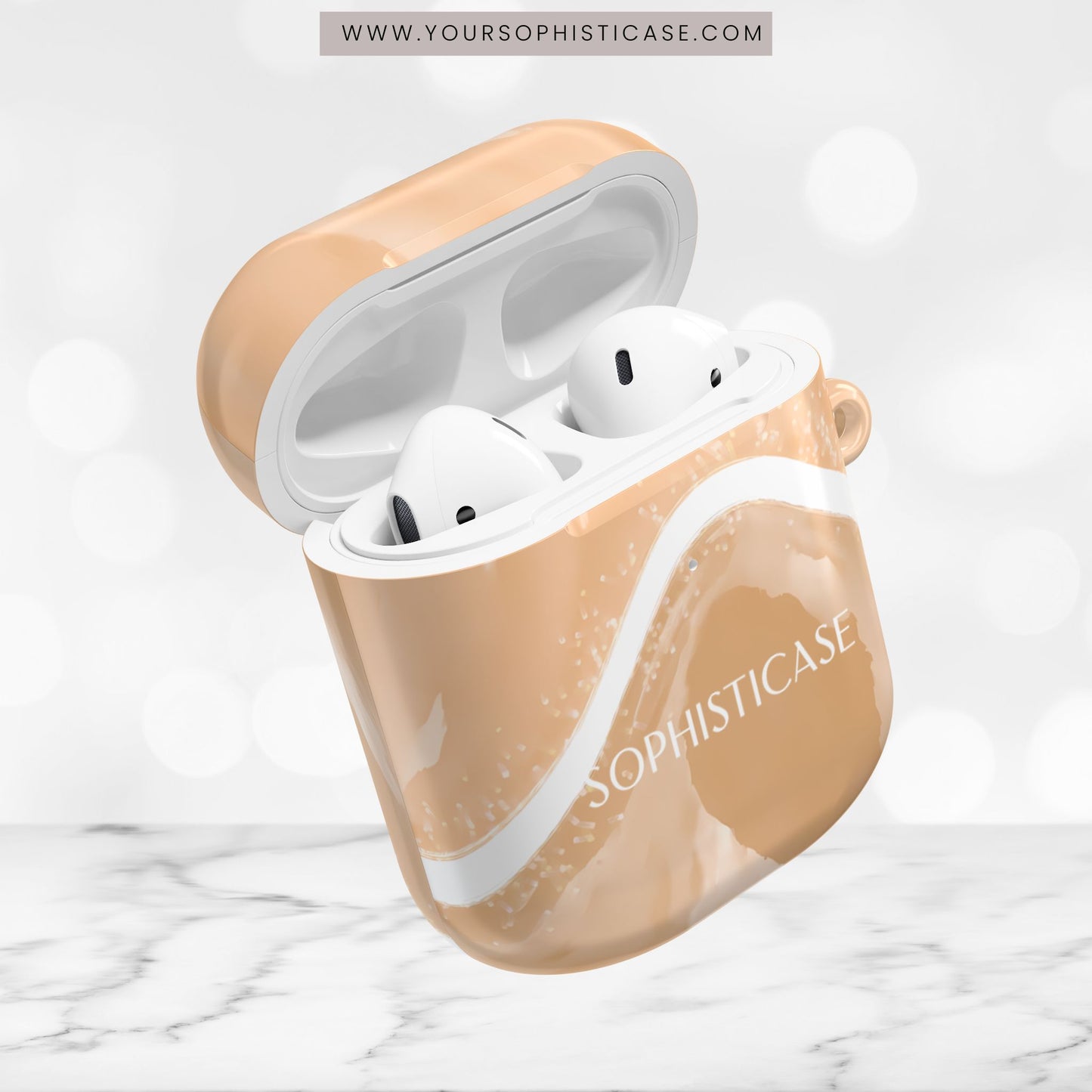 AirPod Cases - Serenity in Neutral Brown