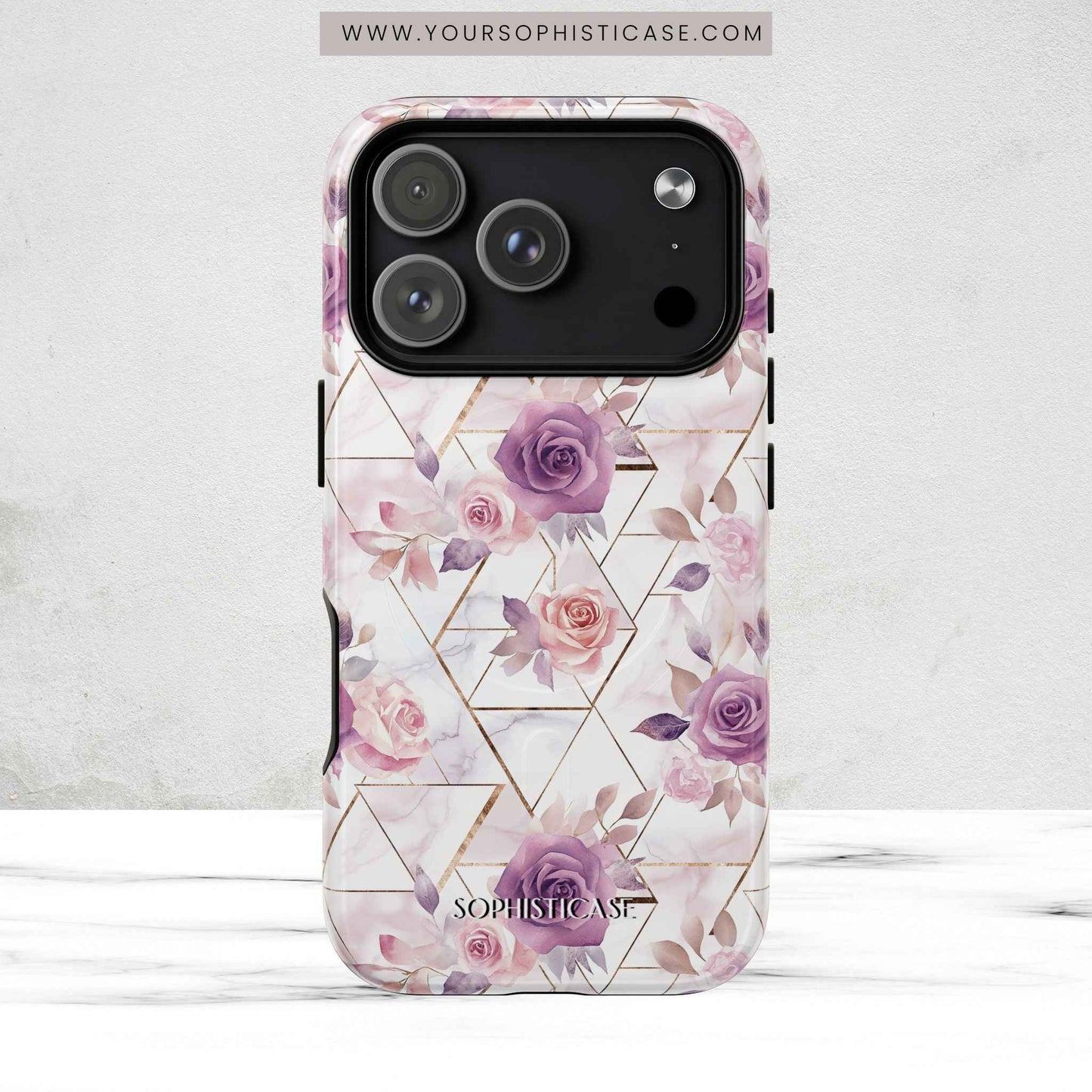 Royal Floral in Rose Royale - iPhone Magsafe Case