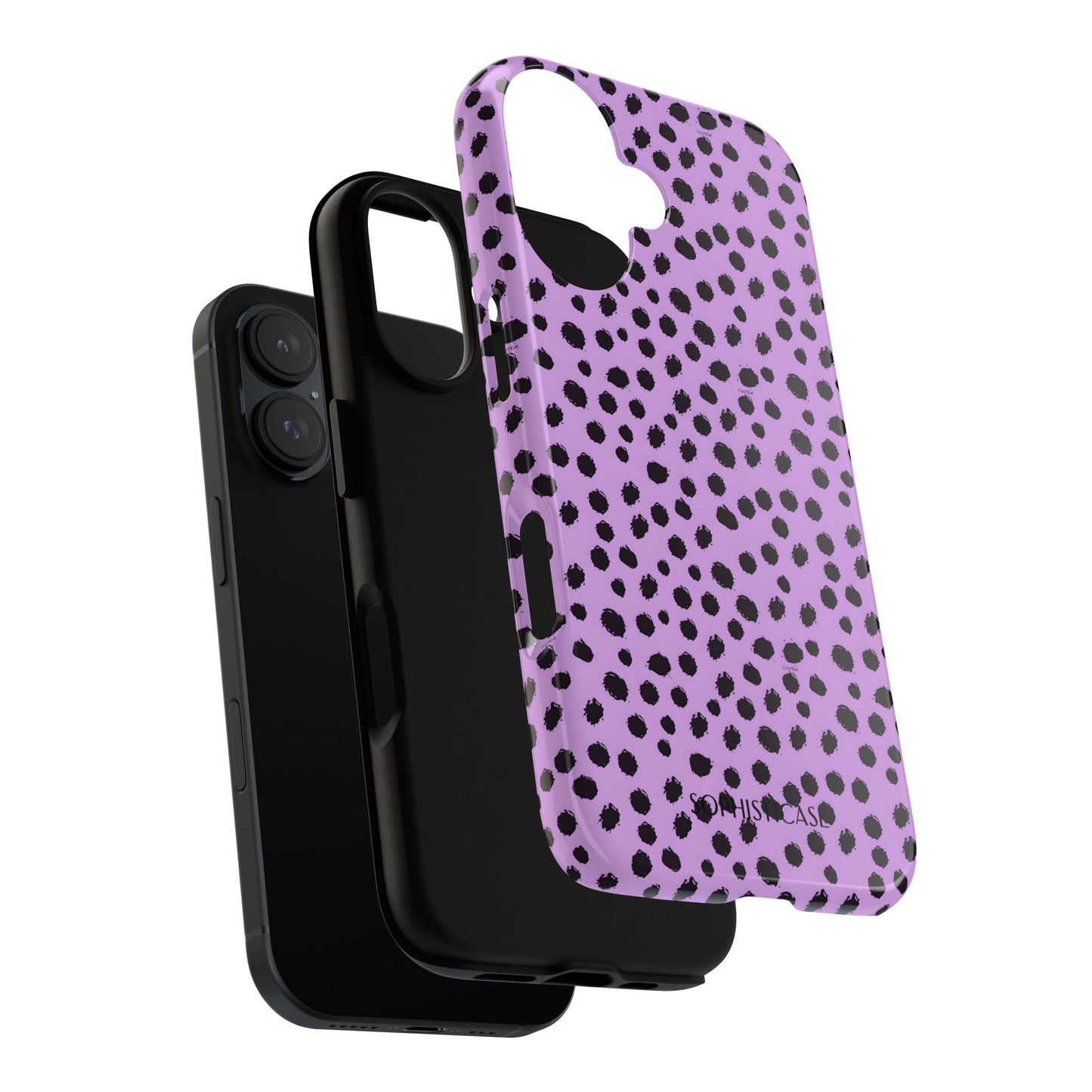 Cheetahs and Liars in Purple - iPhone Case