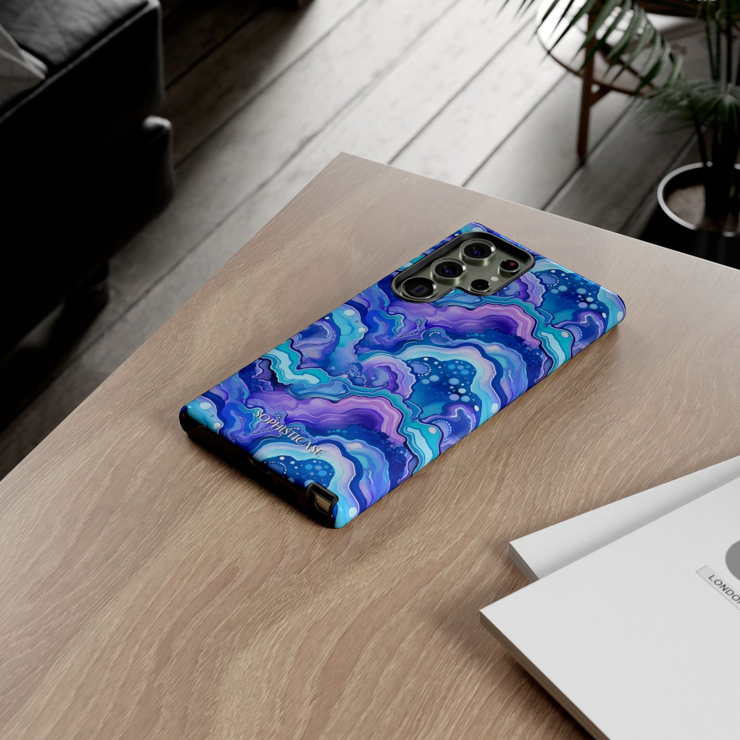 Nightstone in Lapis Wave - Tough Phone Case