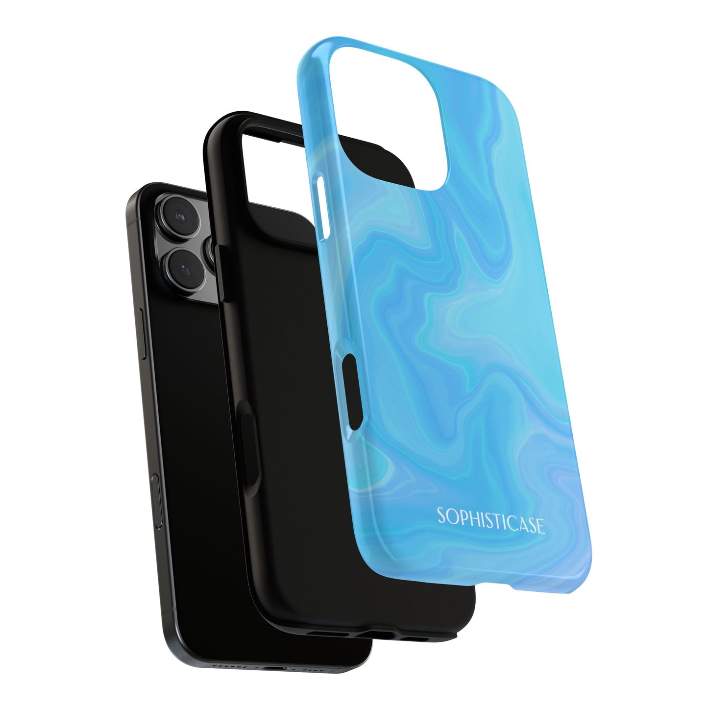 Liquid Magic in Blue - iPhone Case