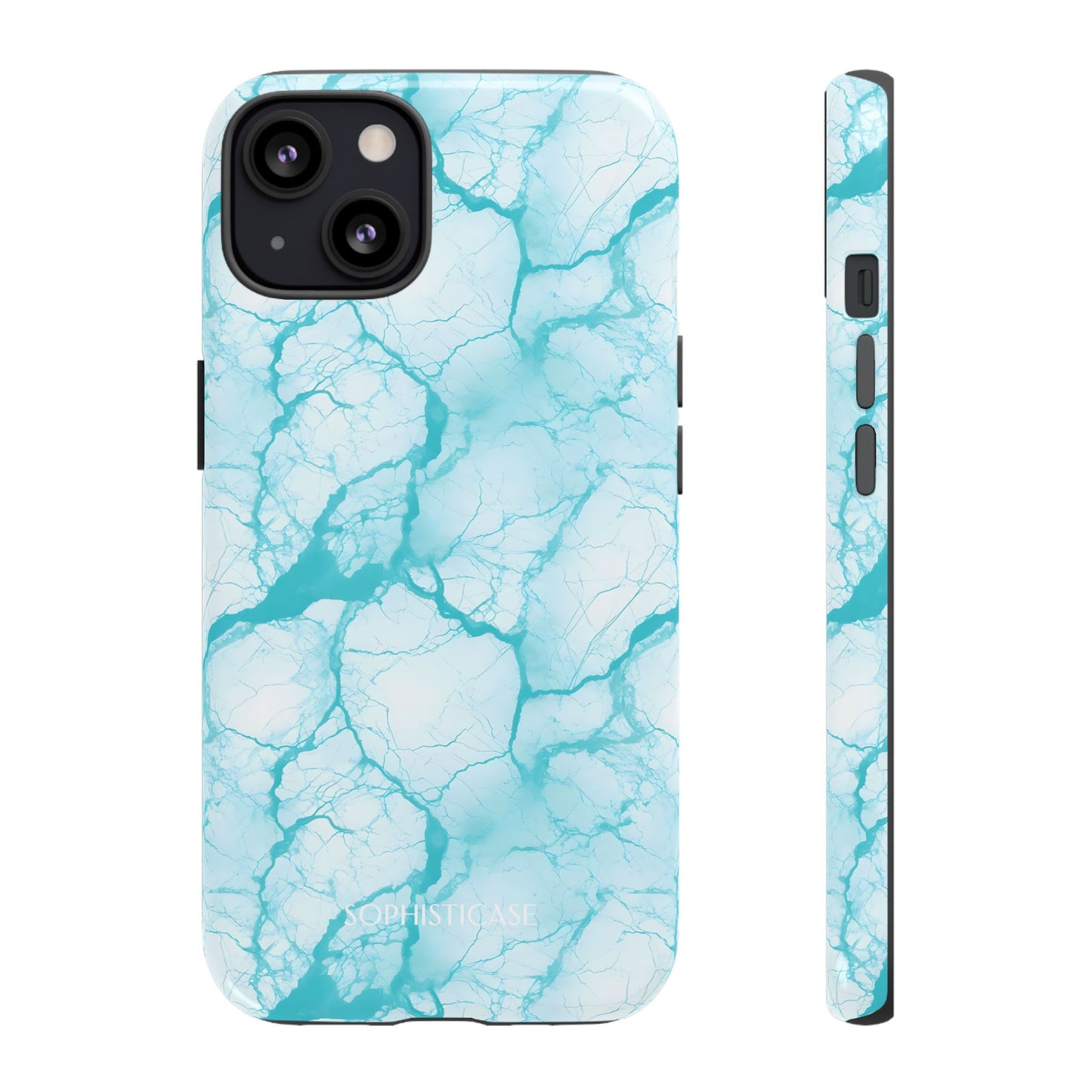 Marble Opulence in Aqua - Tough Phone Case