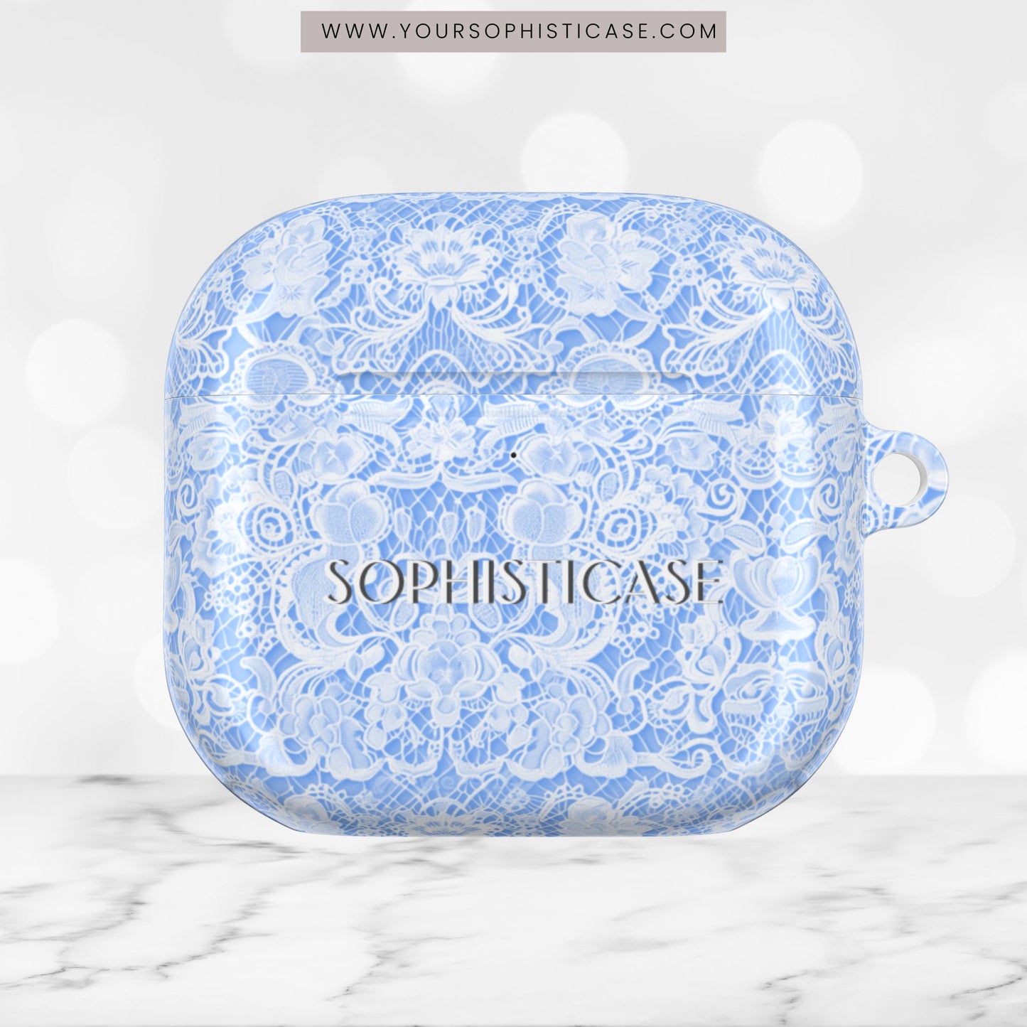 AirPod Cases - Luxe Lace in Blue