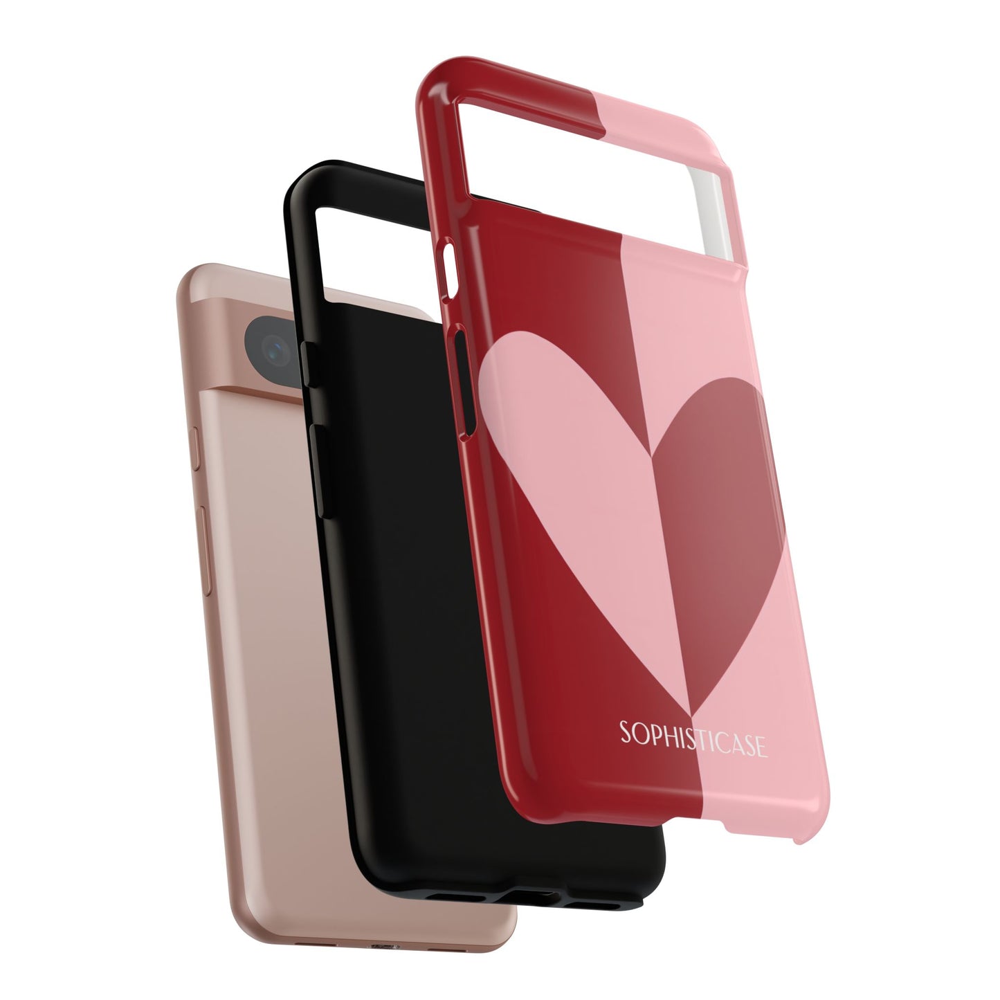 Be Mine in Red and Pink - Protective Phone Case for Google Pixel - Sophisticase