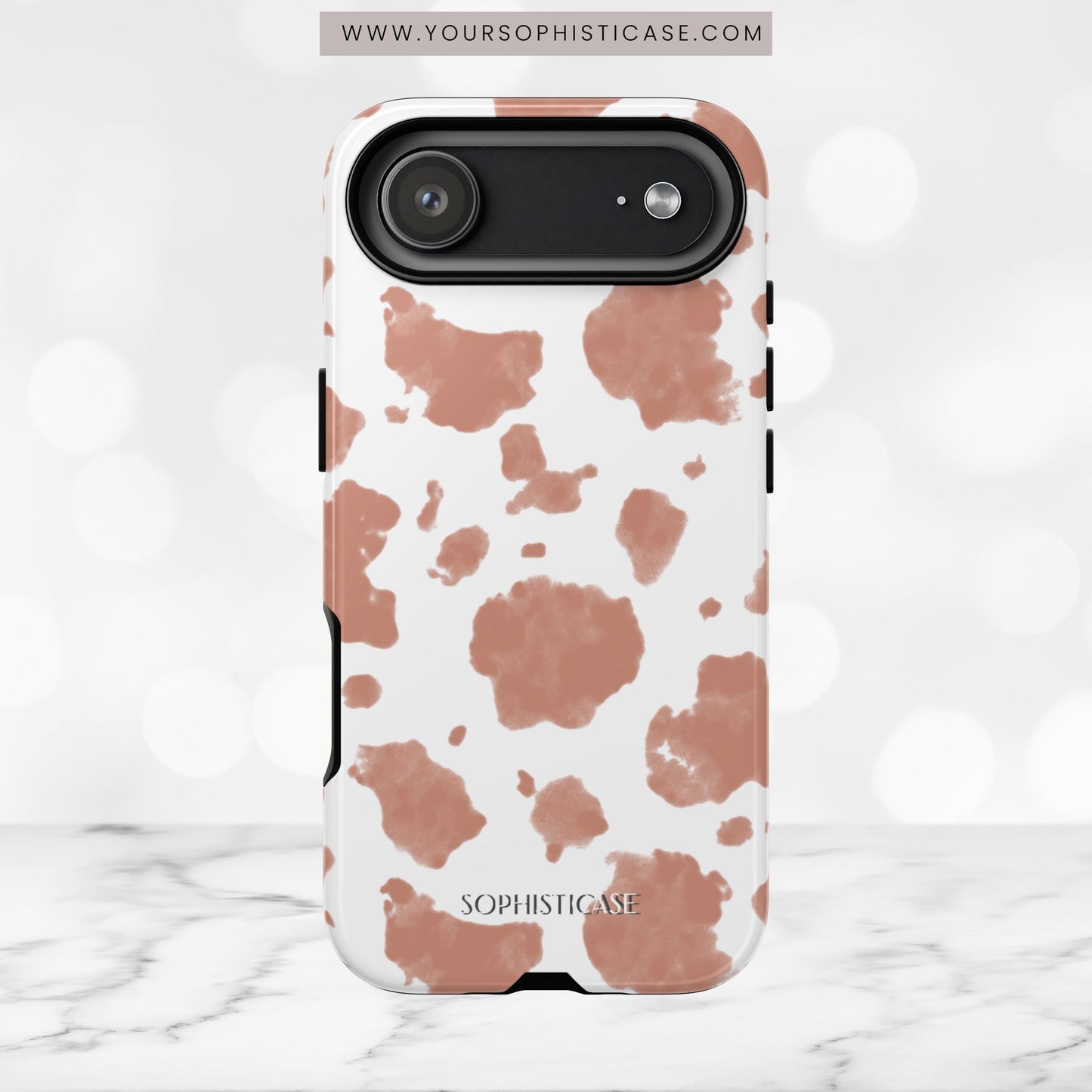 Holy Cow in Light Brown - iPhone Case
