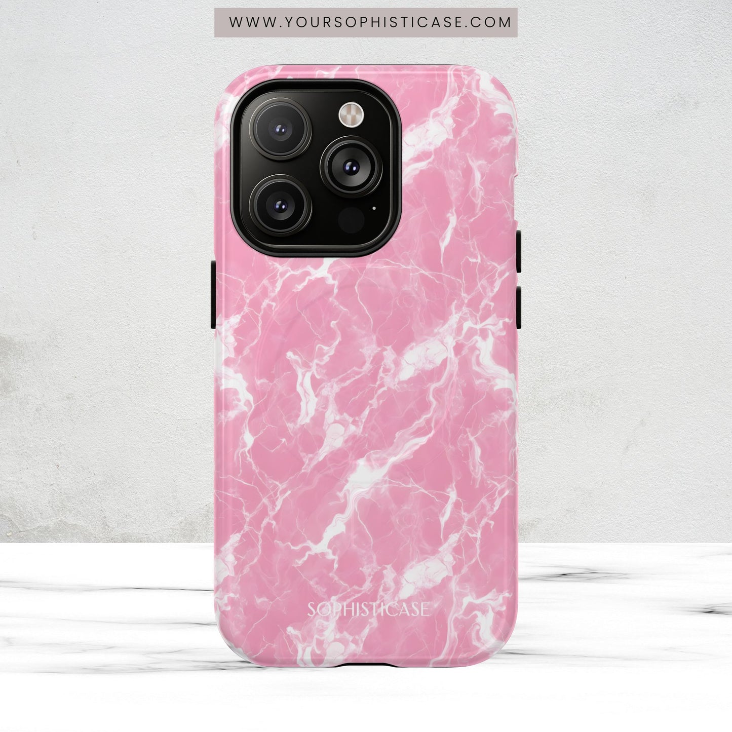 Marble Crush in Pink - Magsafe Case