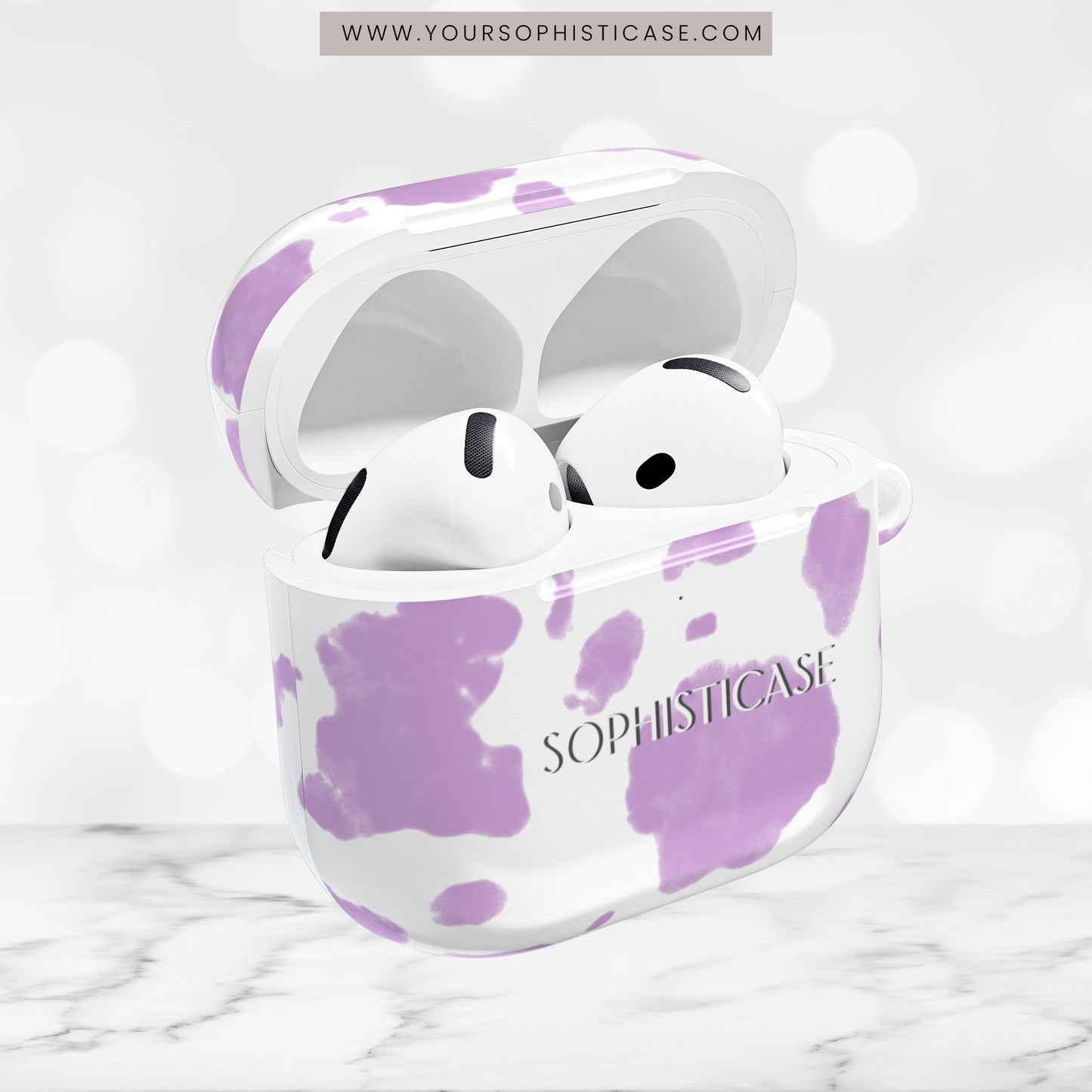 AirPod Cases - Holy Cow in Purple