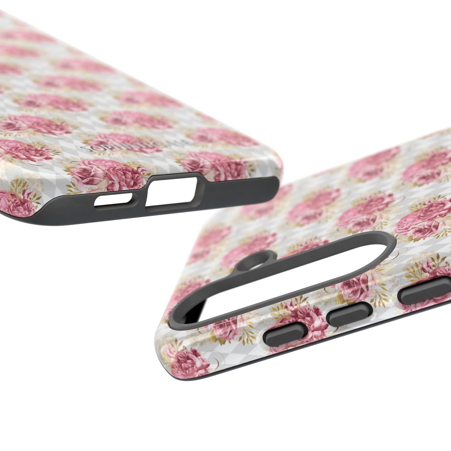 Rose Diamond Romance in Colette - Tough Phone Case