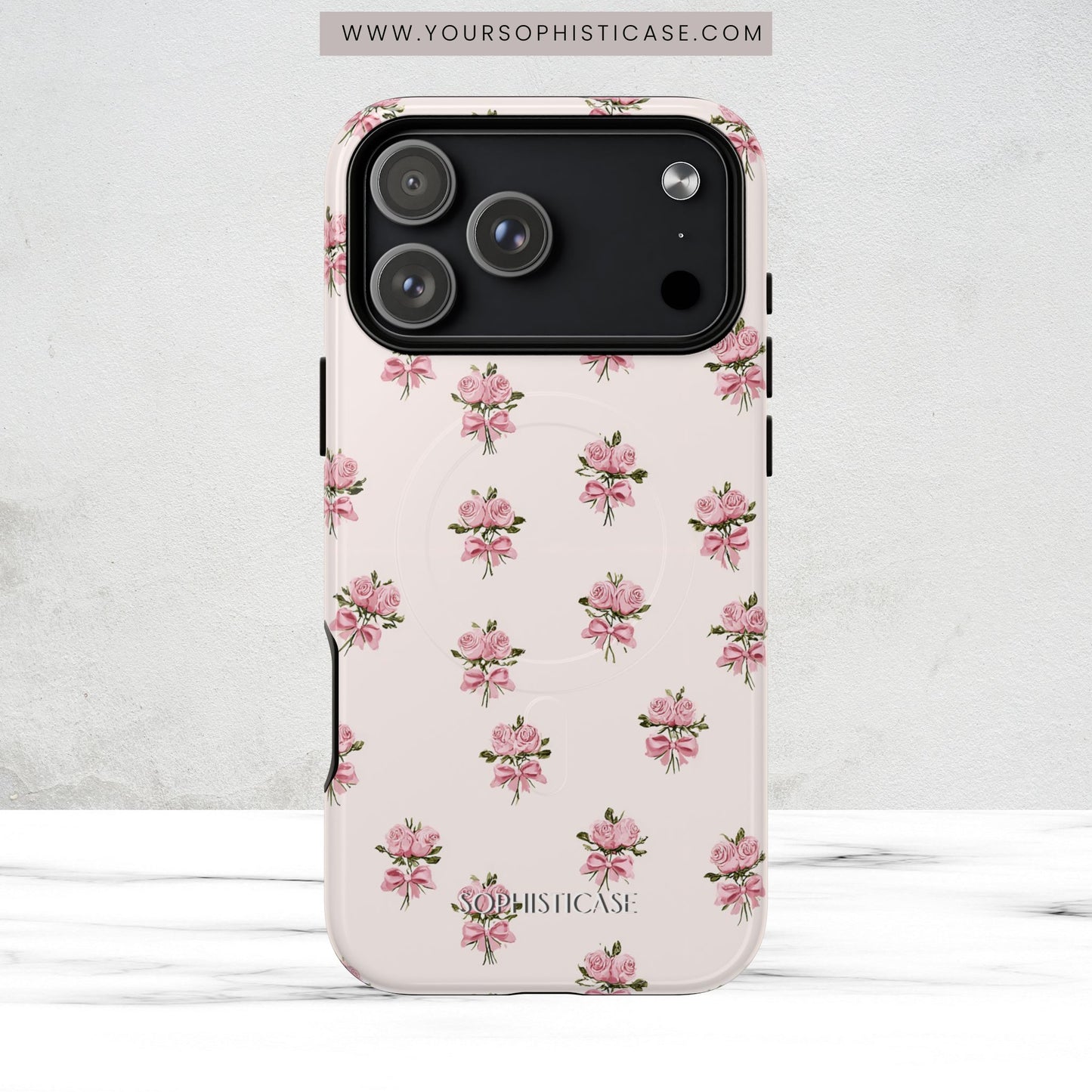 The Sweetest Thing in Coquette Rose Bouquet - Magsafe Case