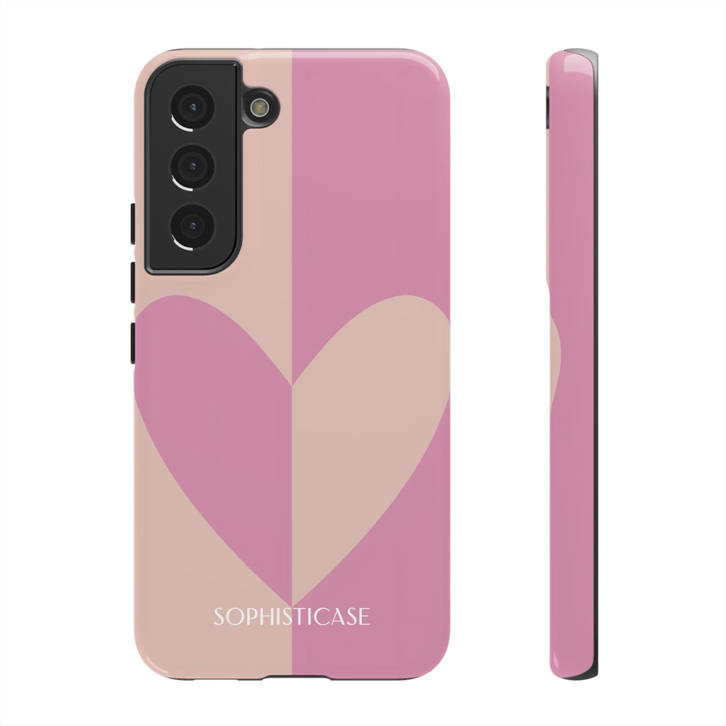 Be Mine in Pink and Brown - Tough Phone Case for Samsung Galaxy - Sophisticase