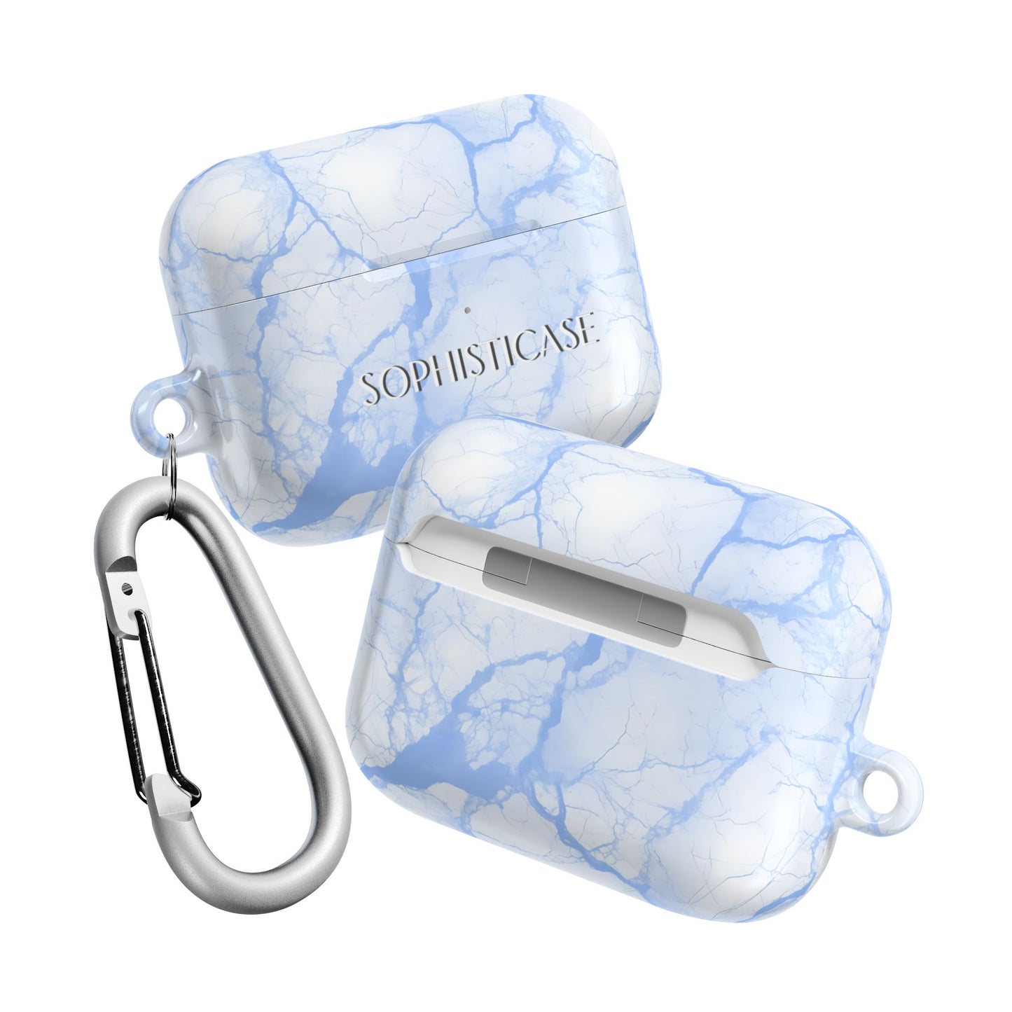 AirPod Cases - Marble Opulence in Blue