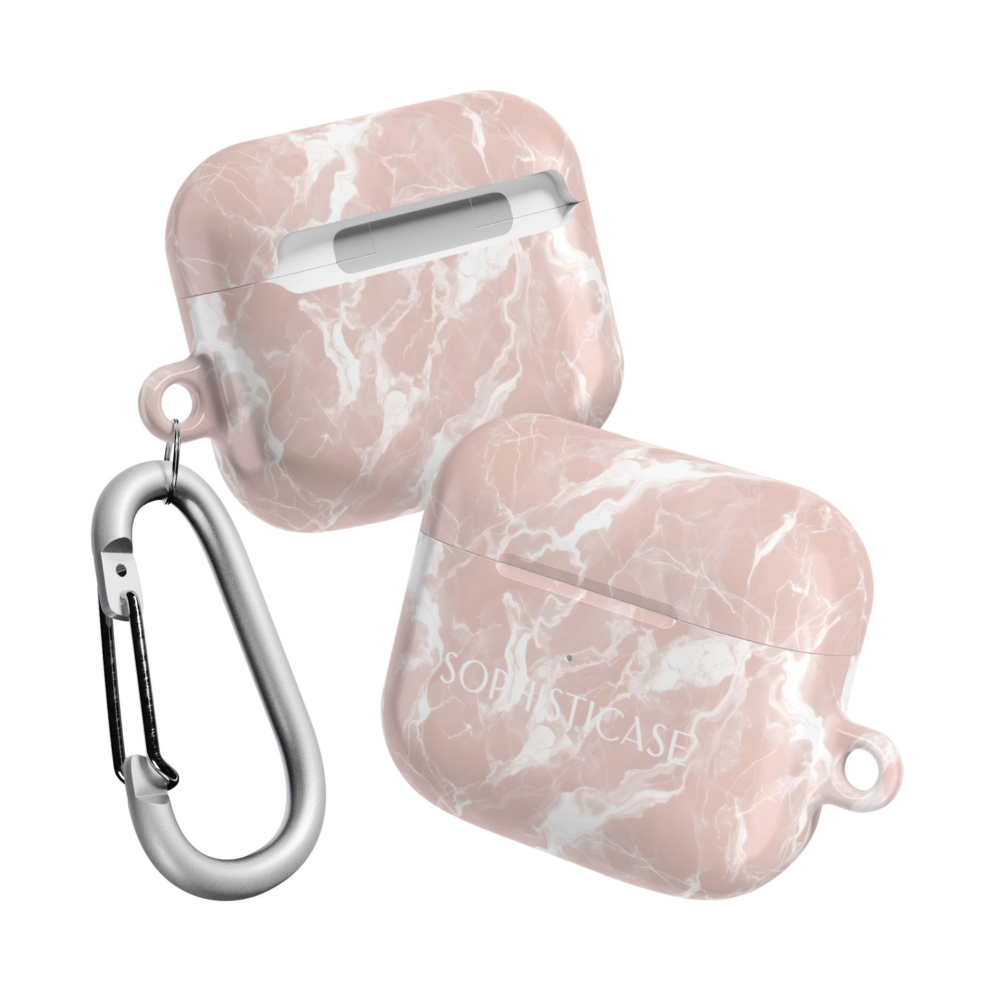 AirPod Cases - Marble Crush in Neutral Beige