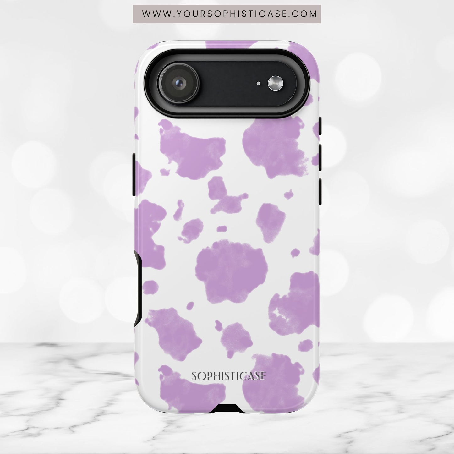 Holy Cow in Purple - iPhone Case