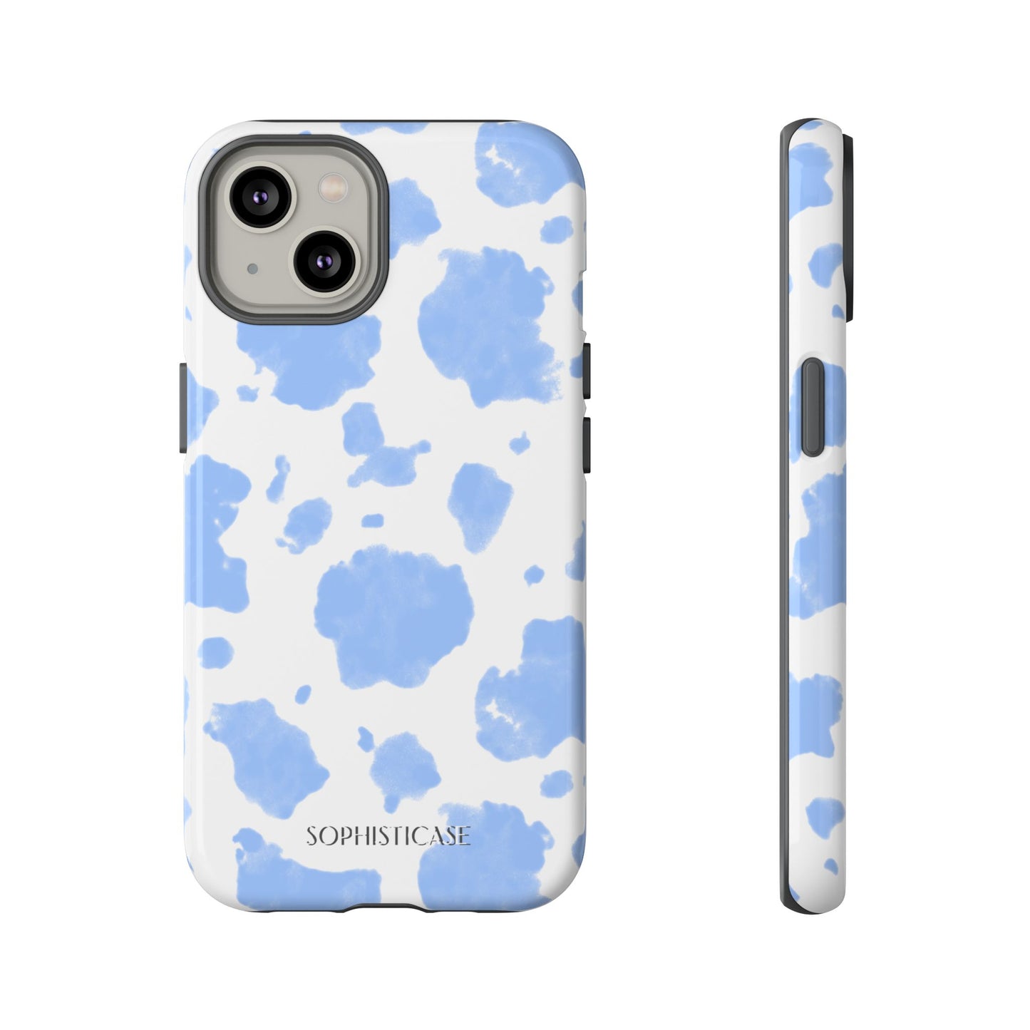Holy Cow in Blue - iPhone Case
