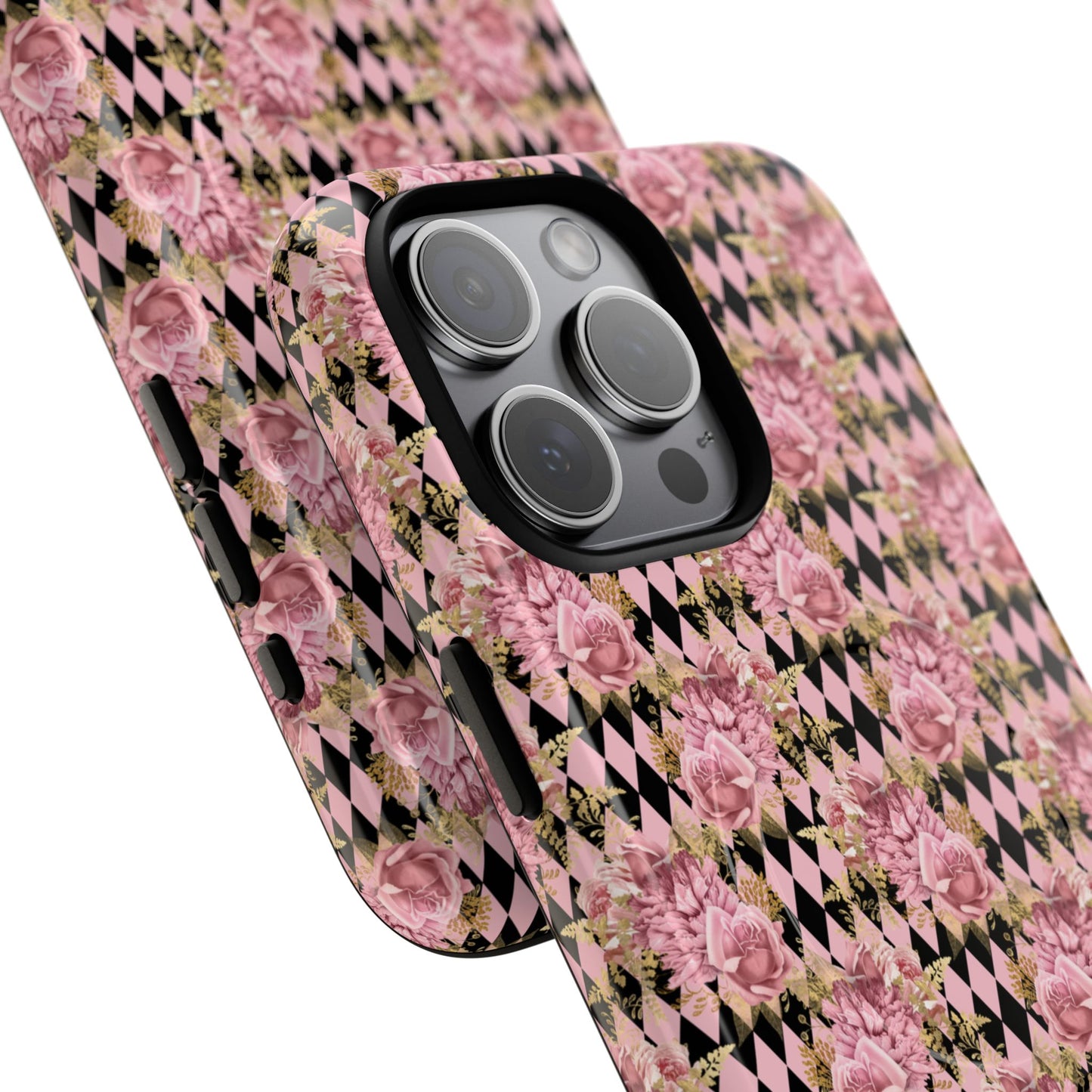 Rose Diamond Romance in Valentina - Magsafe Phone Case