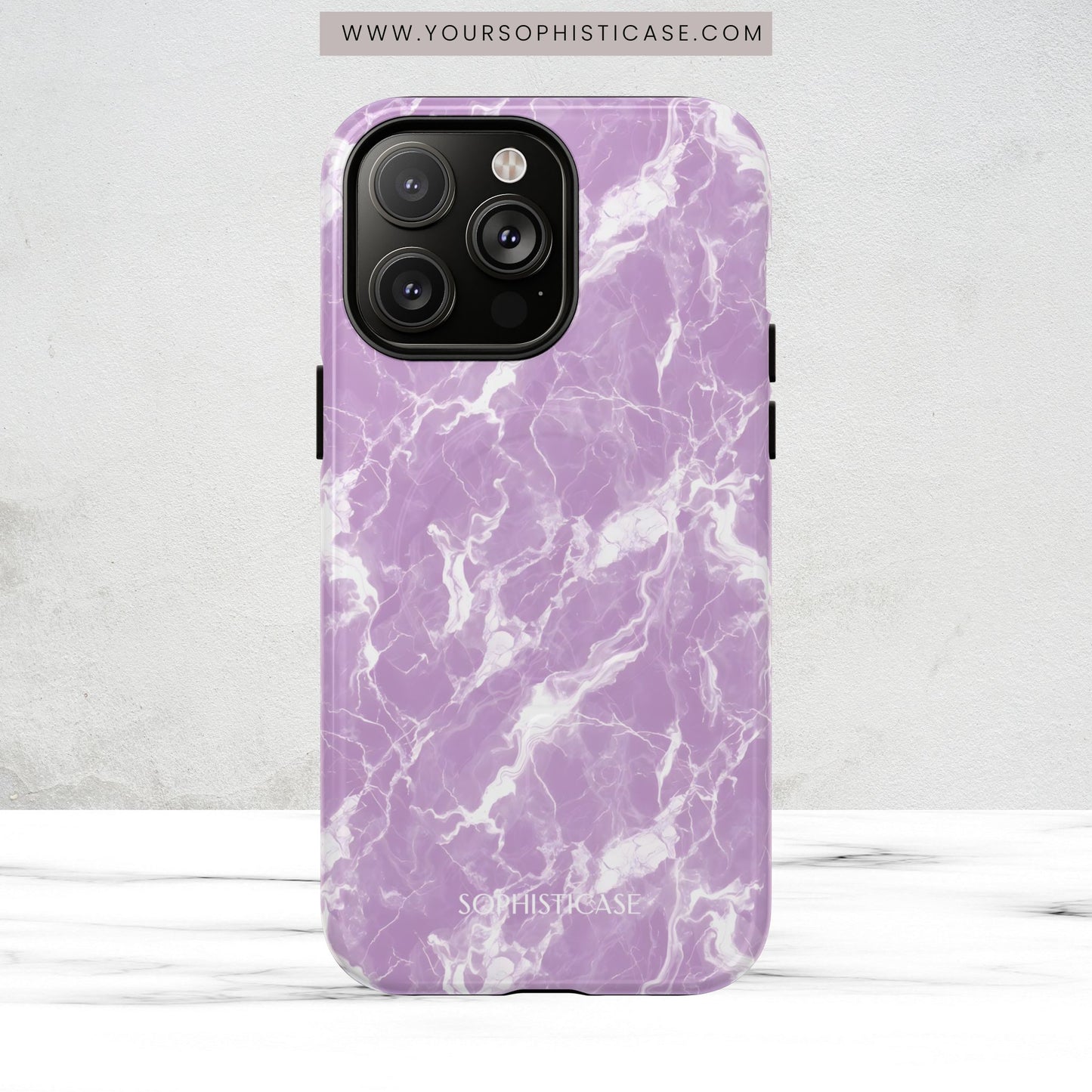 Marble Crush in Purple - Magsafe Case