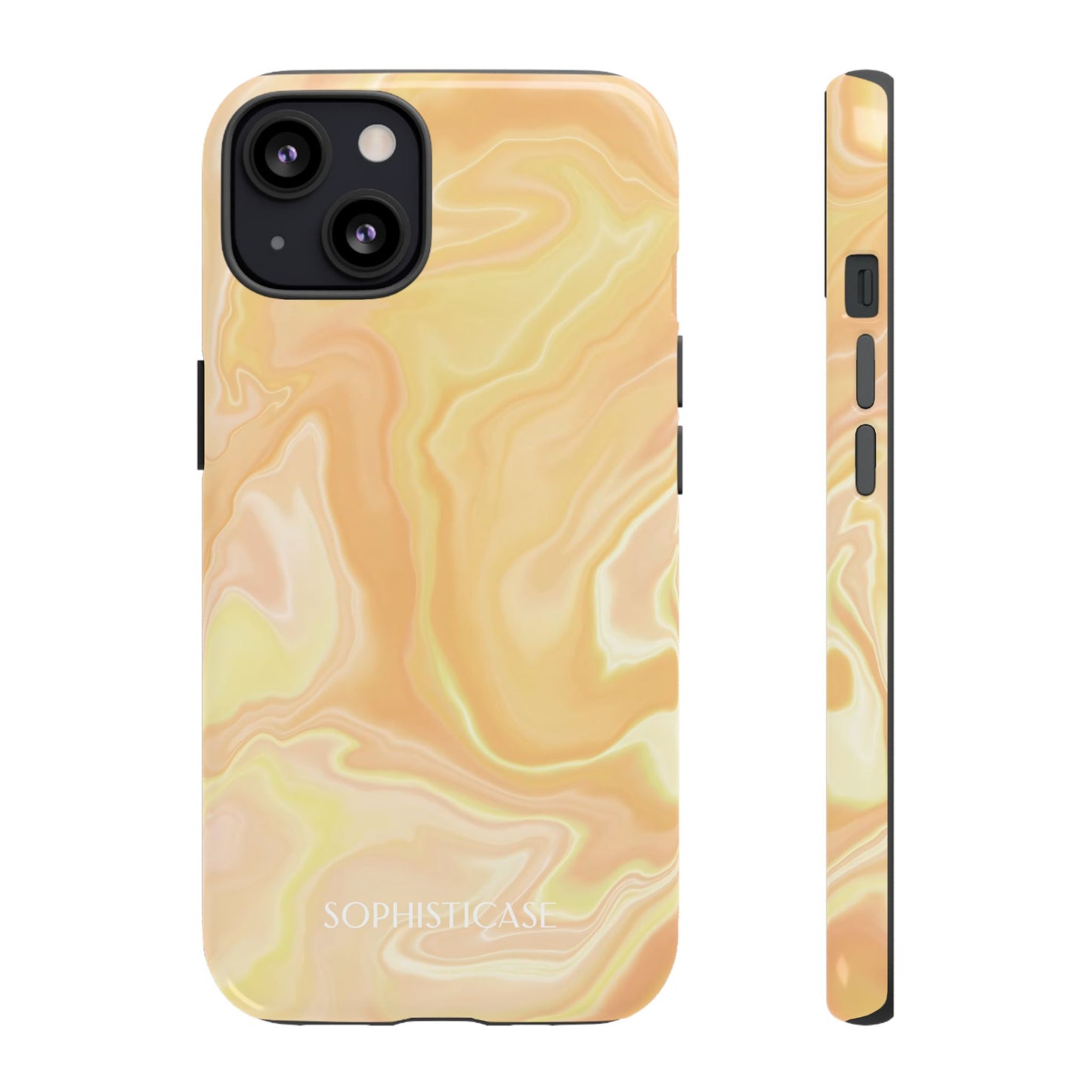 Liquid Magic in Yellow Haze - Protective Phone Case for iPhone
