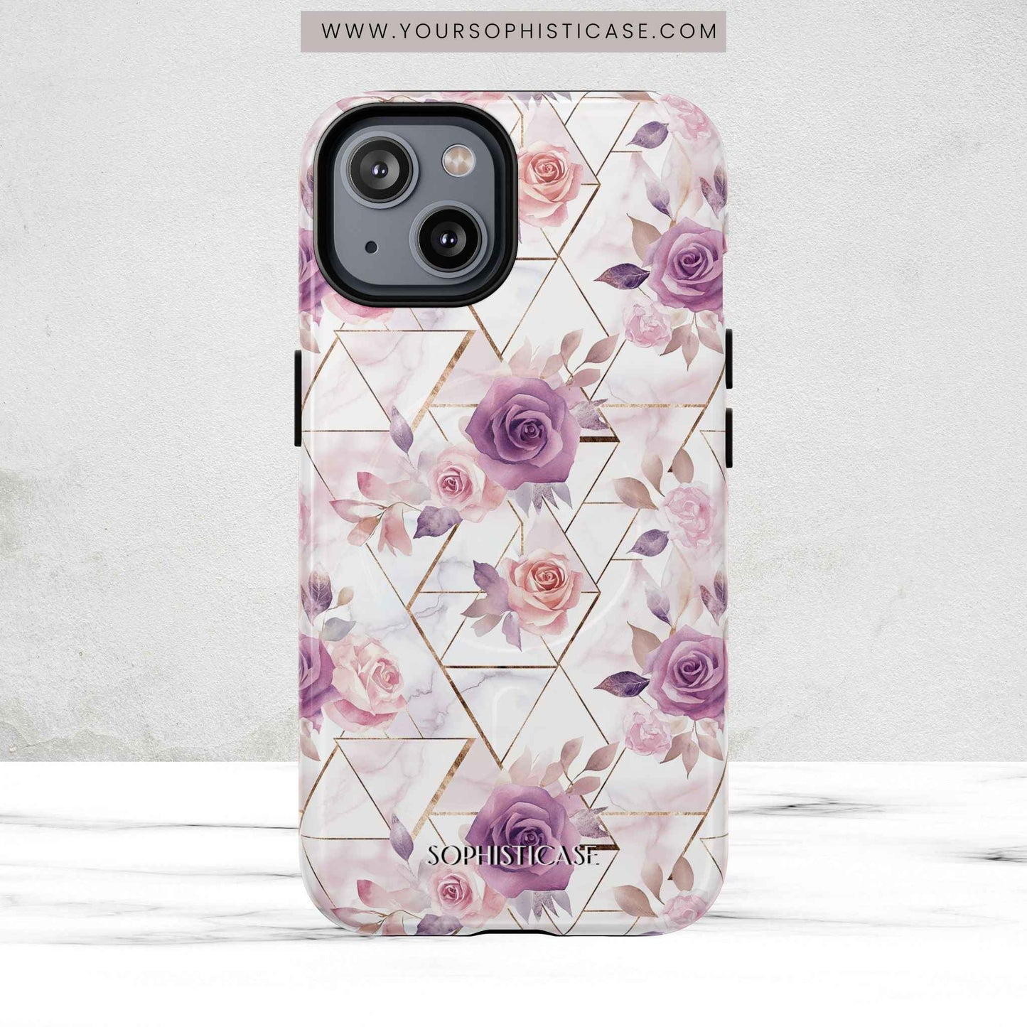 Royal Floral in Rose Royale - iPhone Magsafe Case