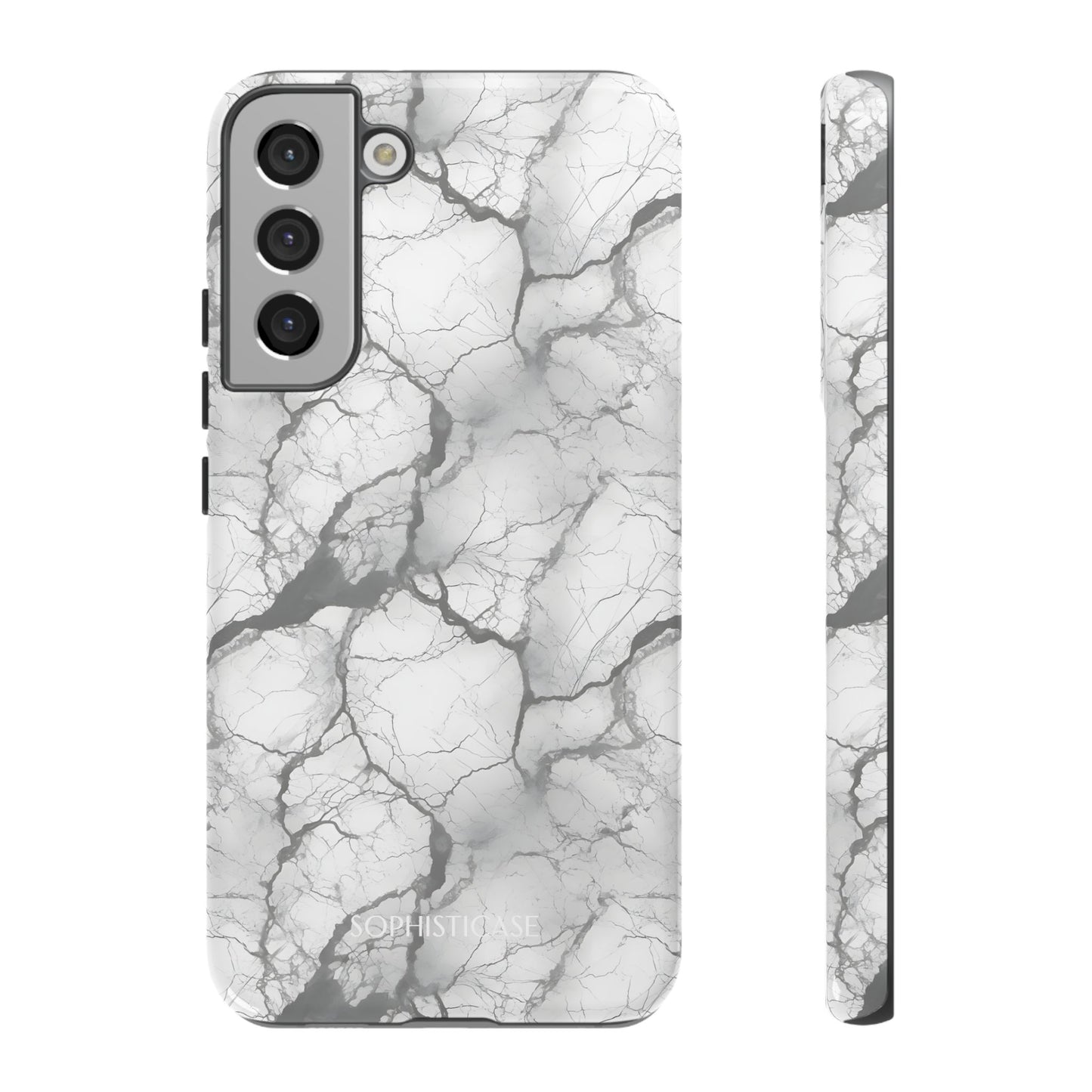 Marble Opulence in Charcoal Grey - Samsung Galaxy Case