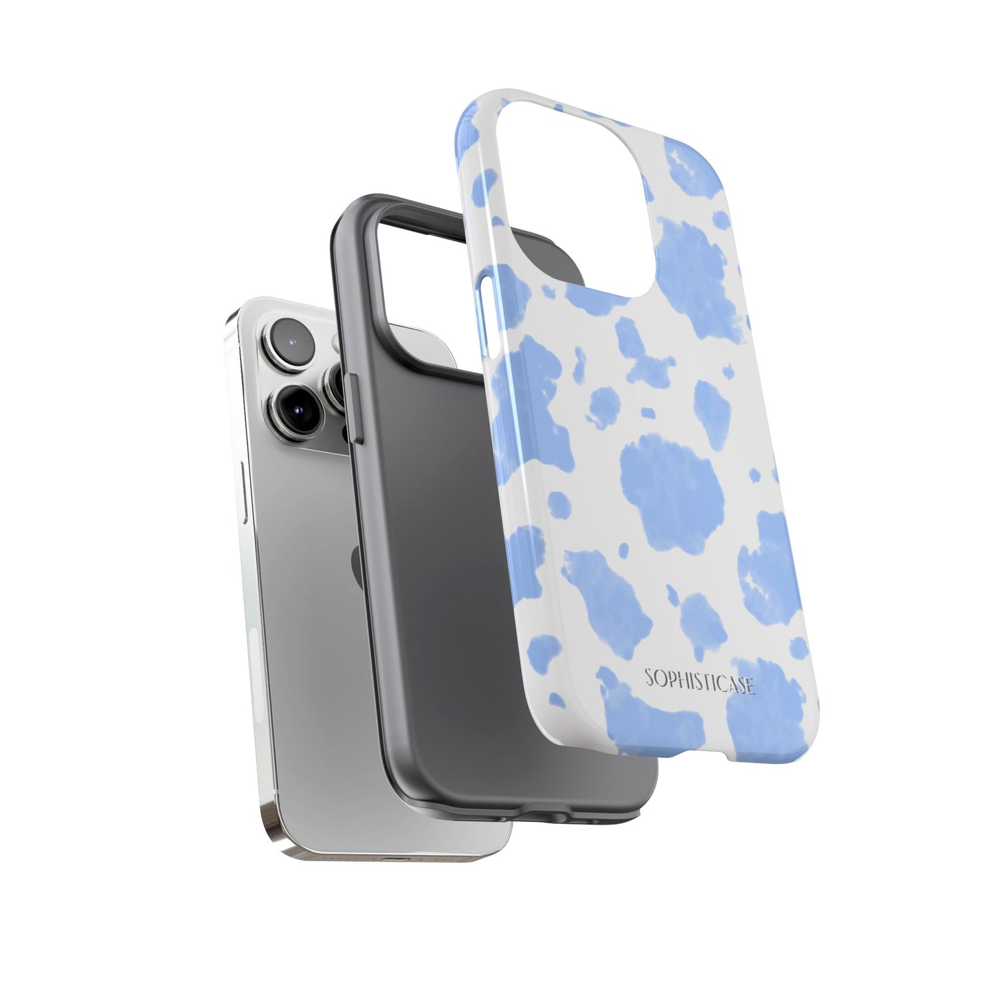 Holy Cow in Blue - iPhone Case