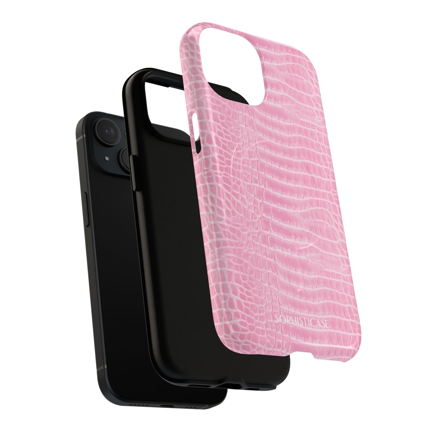 Luxe Leather in Pink - Magsafe Case
