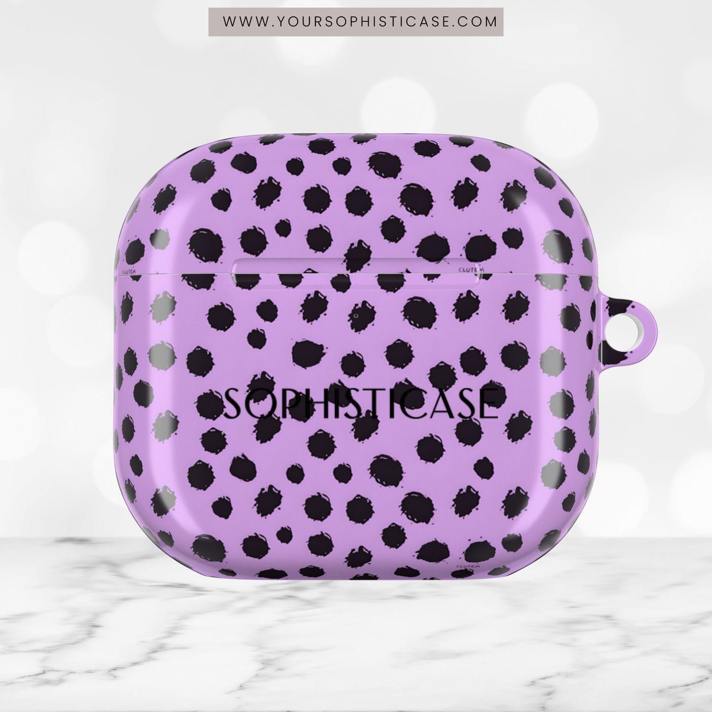 AirPod Cases - Cheetahs and Liars in Purple