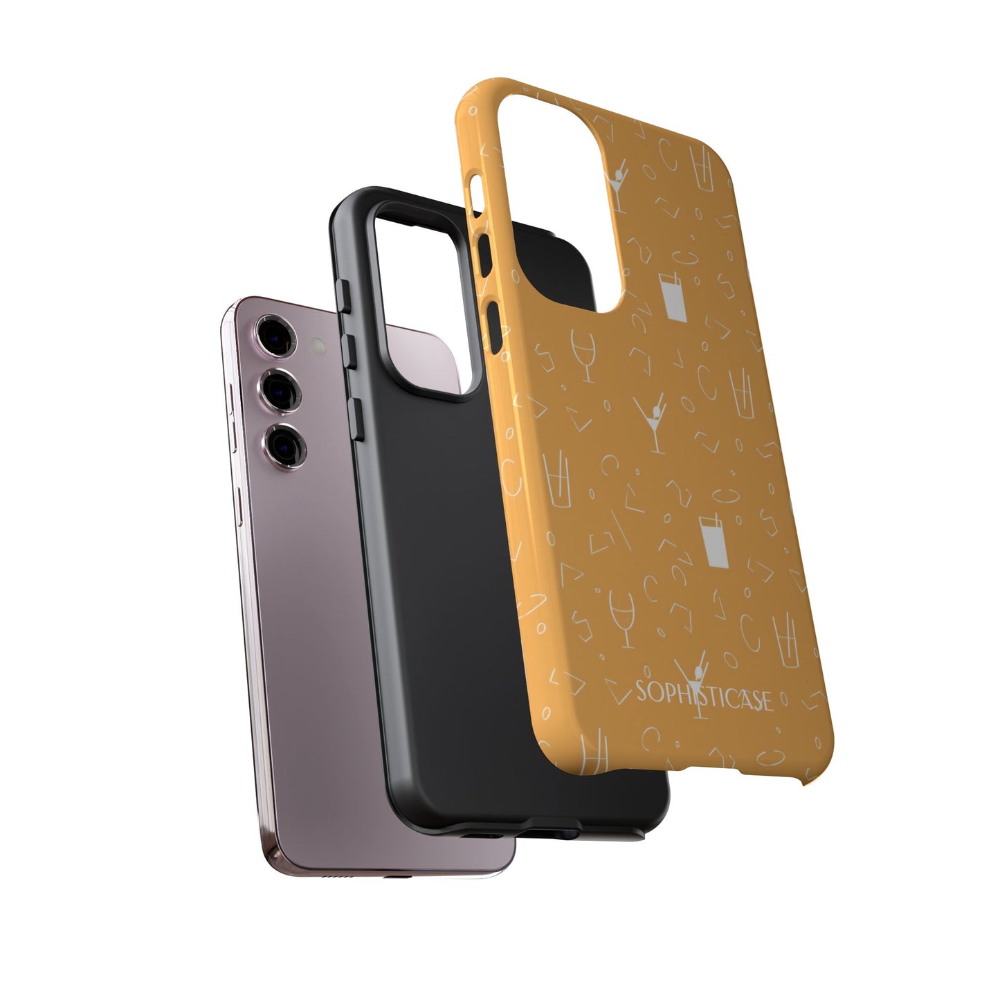 Cocktail Hour in Yellow - Tough Phone Case for Samsung Galaxy