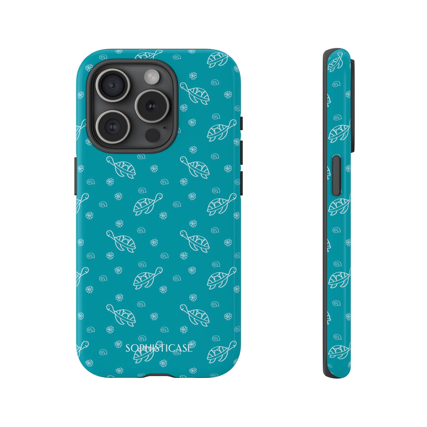 Turtle Island in Aqua - iPhone Magsafe Case