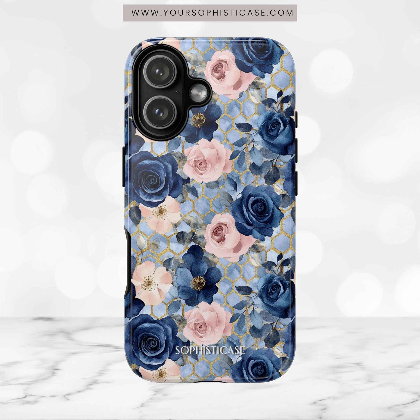 Royal Floral in Gilded Sky - Tough Phone Case