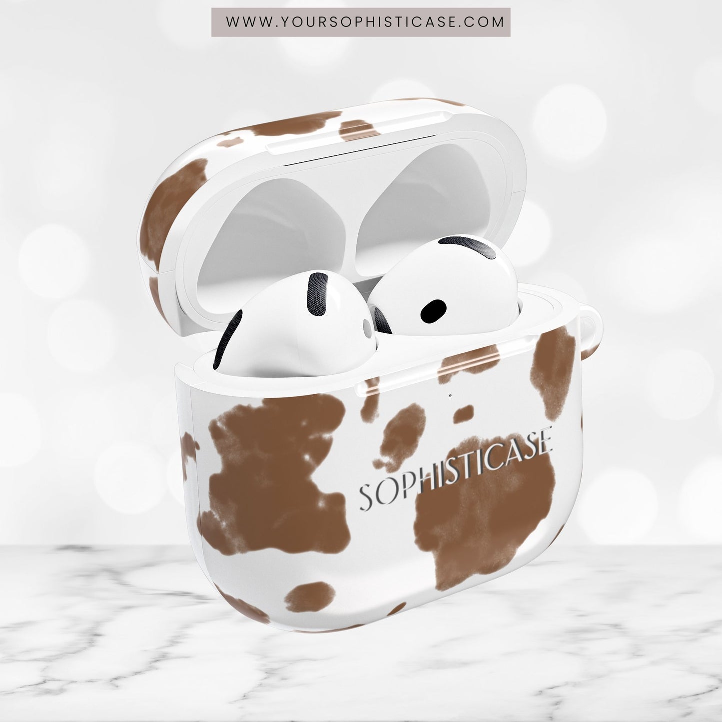 AirPod Cases - Holy Cow in Brown