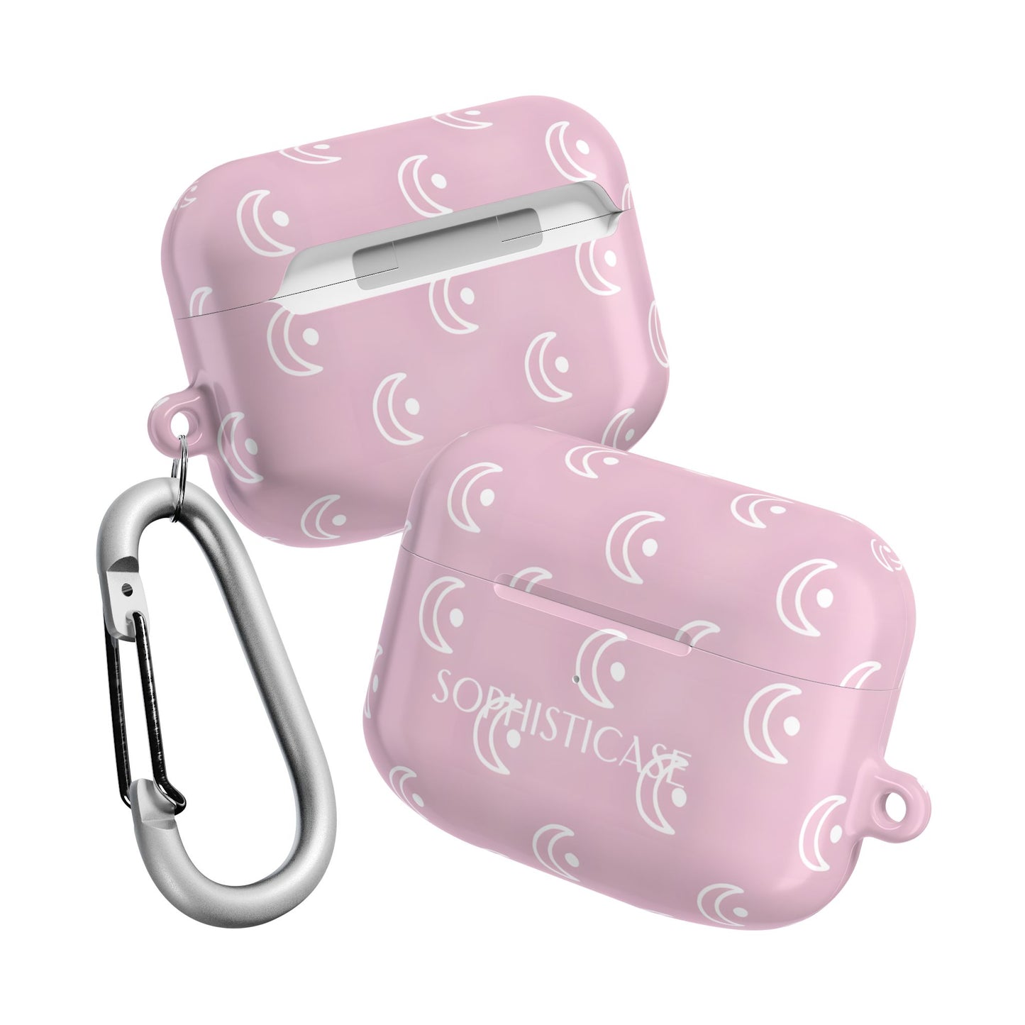 AirPod Cases - Moon Phase in Pink