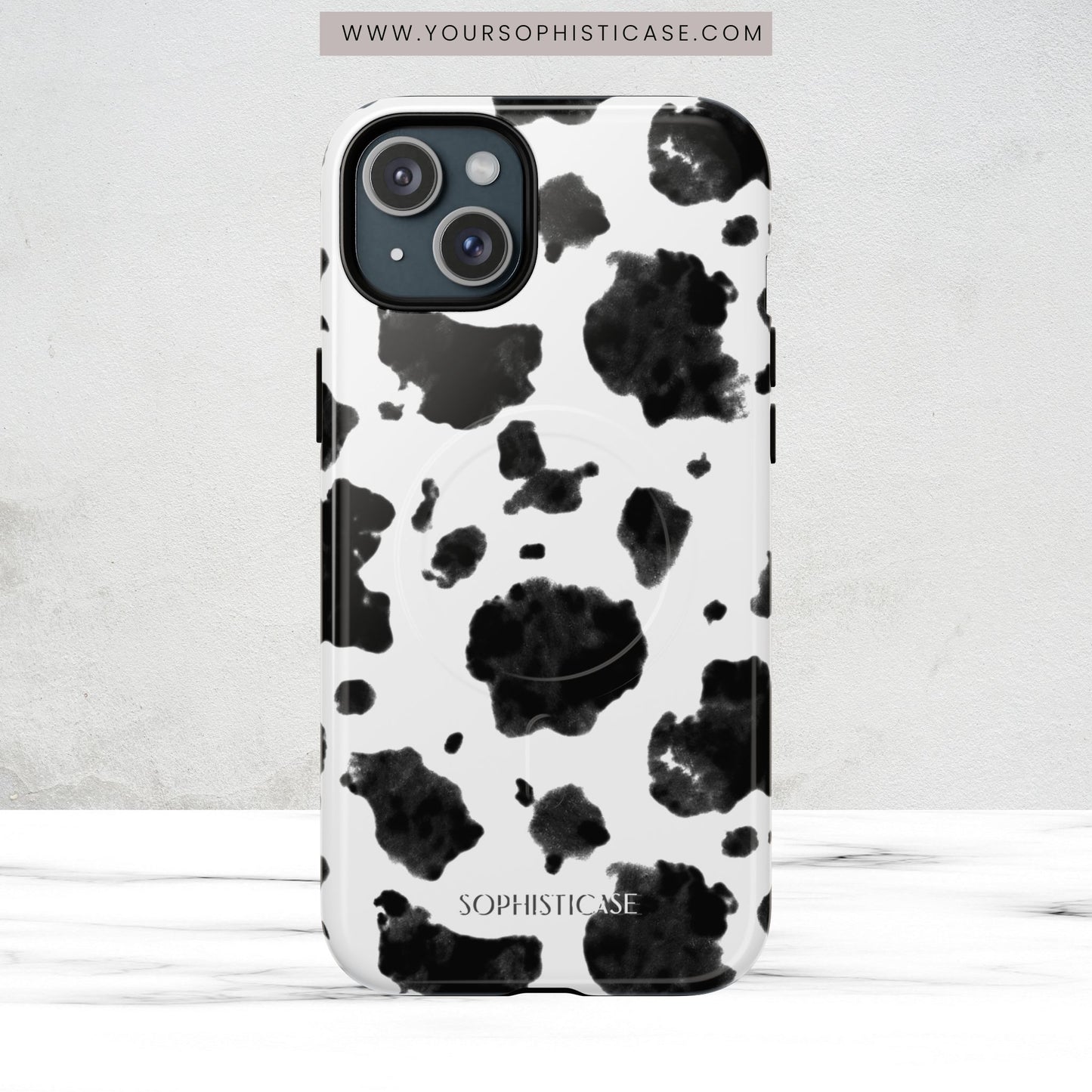 Holy Cow in Black - Magsafe Case