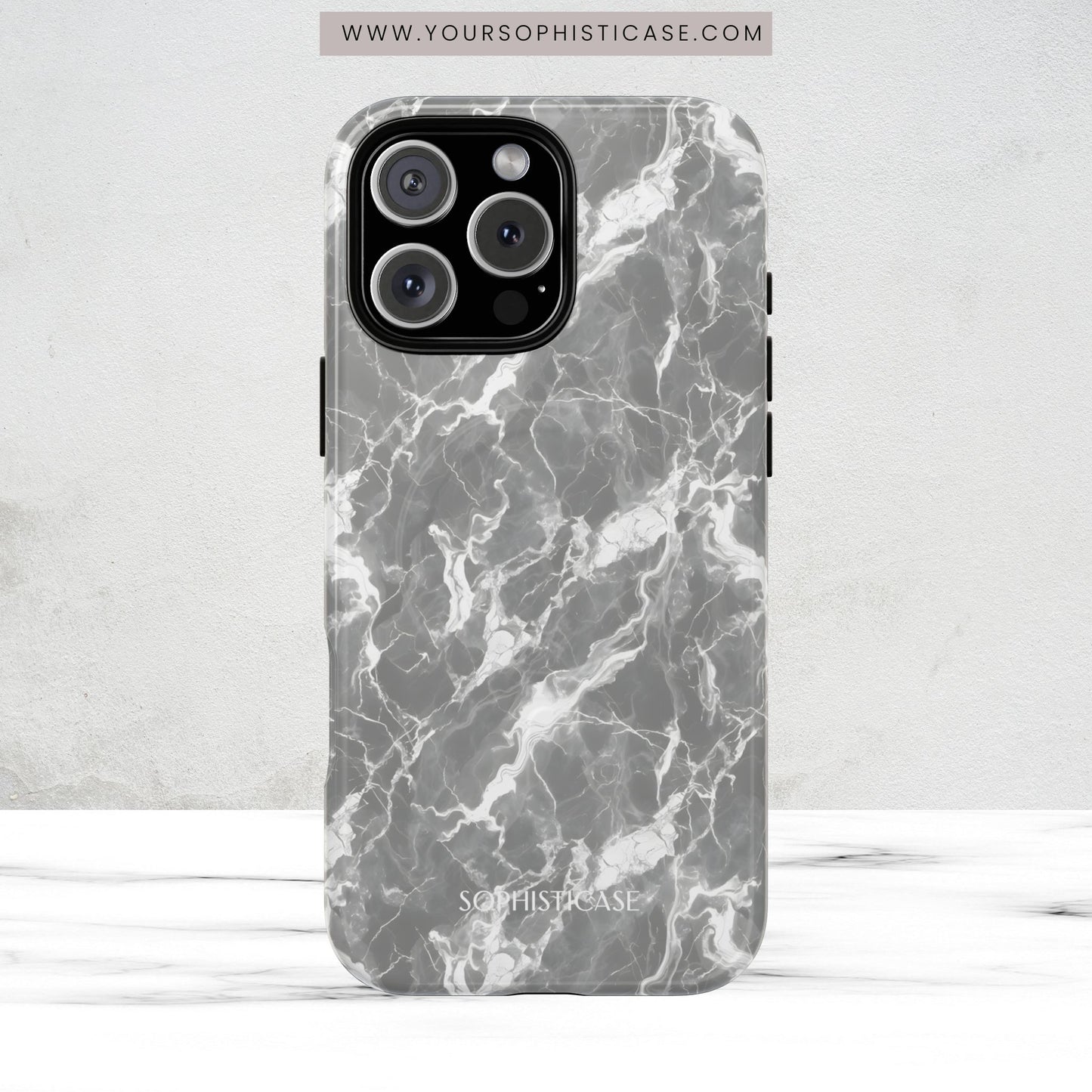 Marble Crush in Grey - Magsafe Case