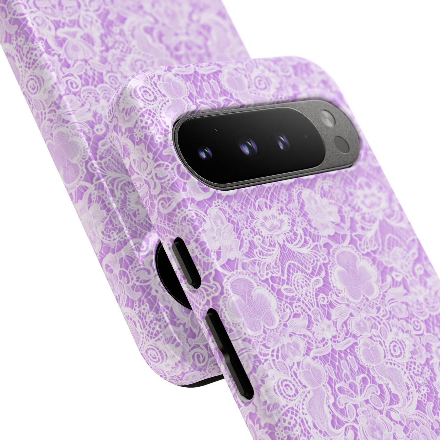 Luxe Lace in Purple - Tough Phone Case