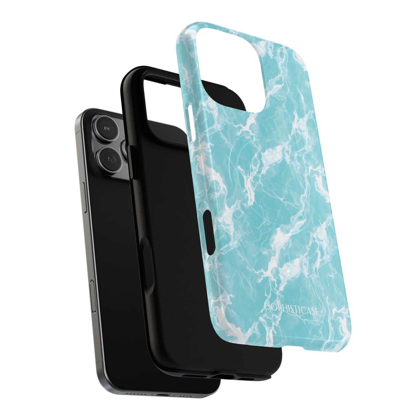 Marble Crush in Aqua - Magsafe Case